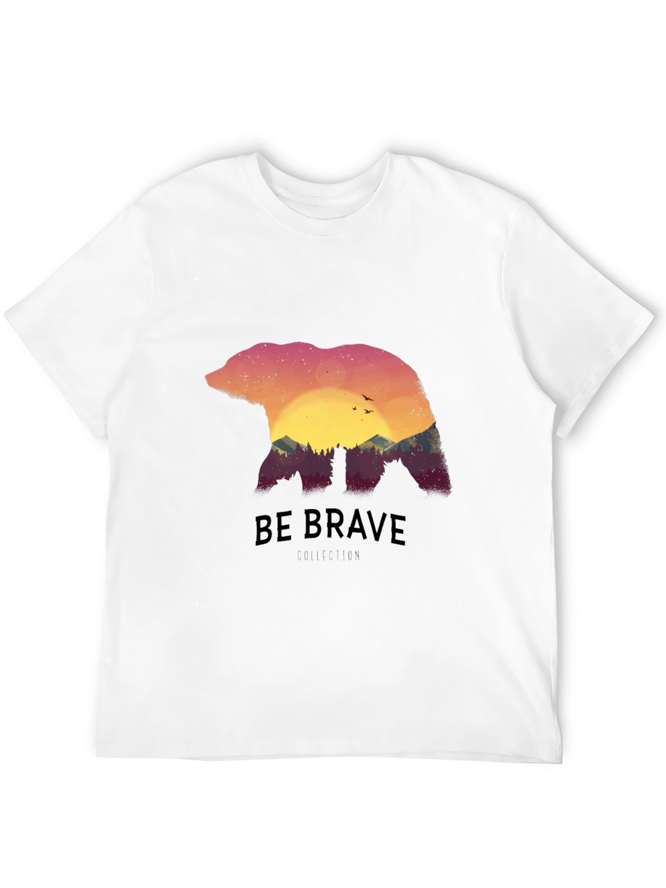 Brave Bear Nature Graphic Tee