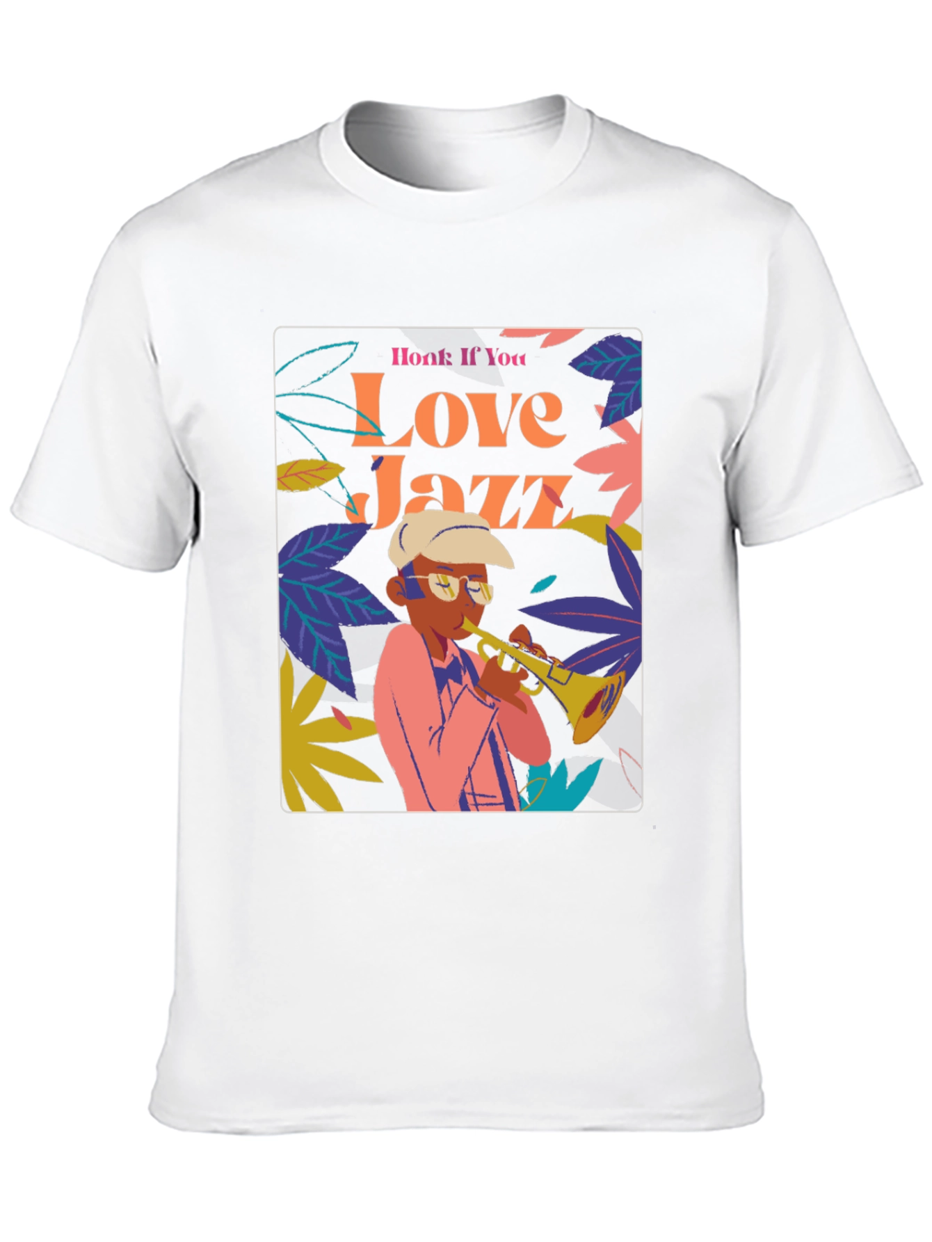 Honk If You Love Jazz Graphic T-Shirt