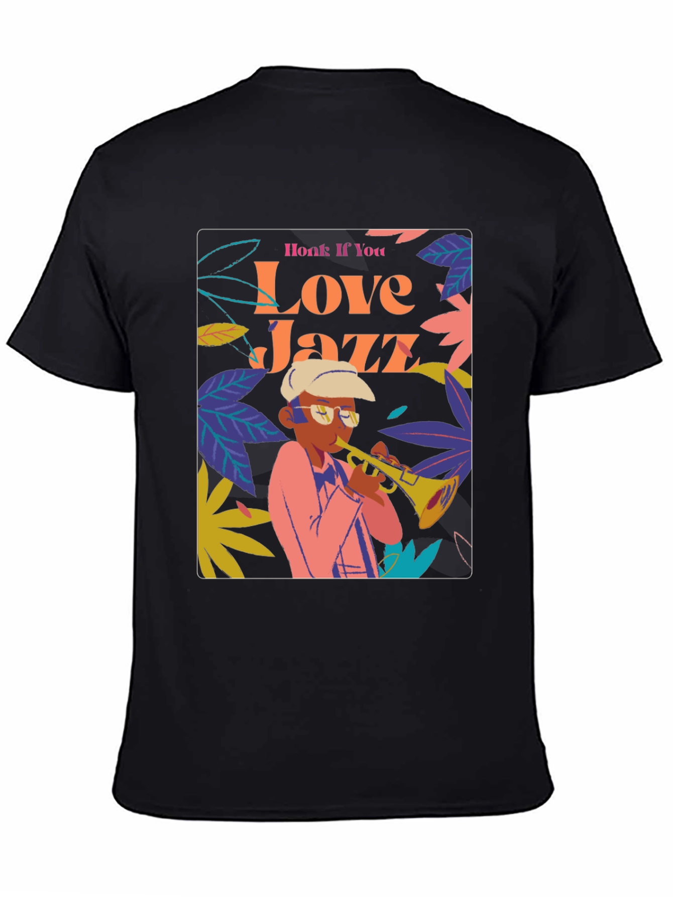 Honk If You Love Jazz Graphic T-Shirt