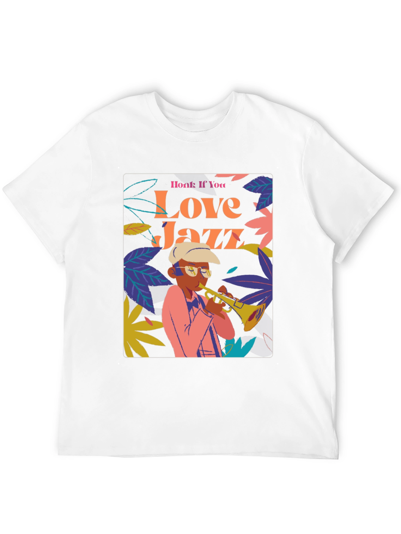 Honk If You Love Jazz Graphic T-Shirt
