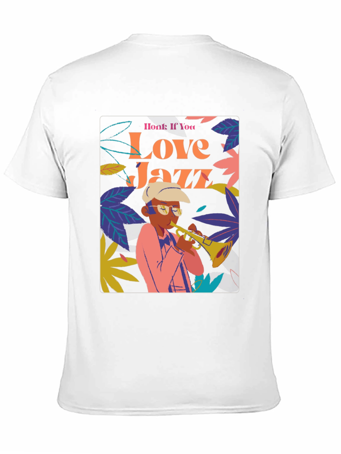 Honk If You Love Jazz Graphic T-Shirt