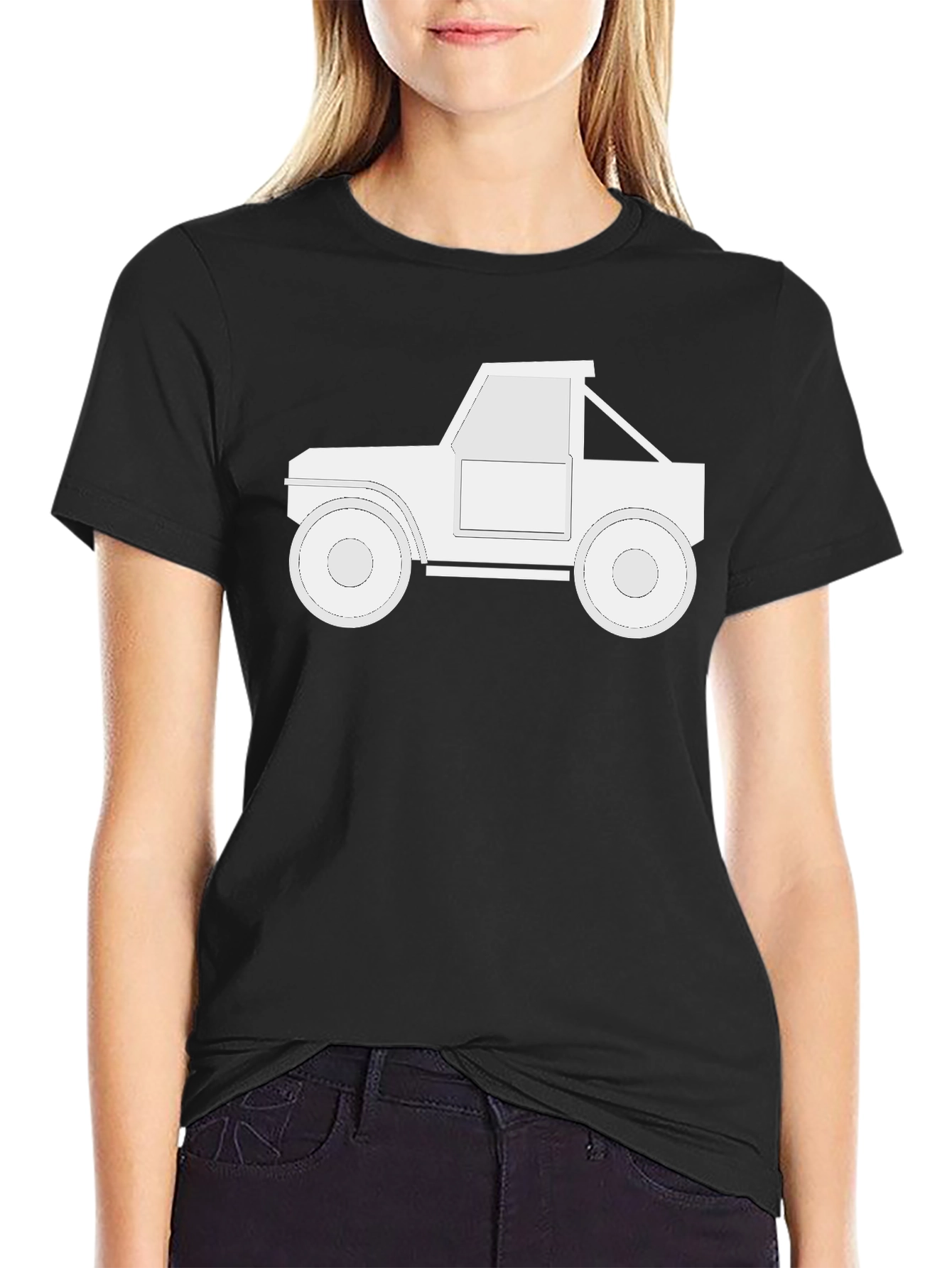 Off-Road Vehicle Graphic Tee - Black