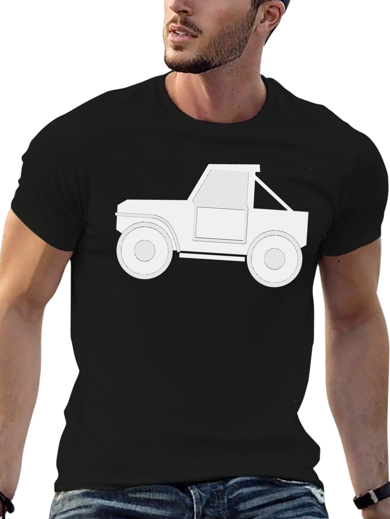 Off-Road Vehicle Graphic Tee - Black