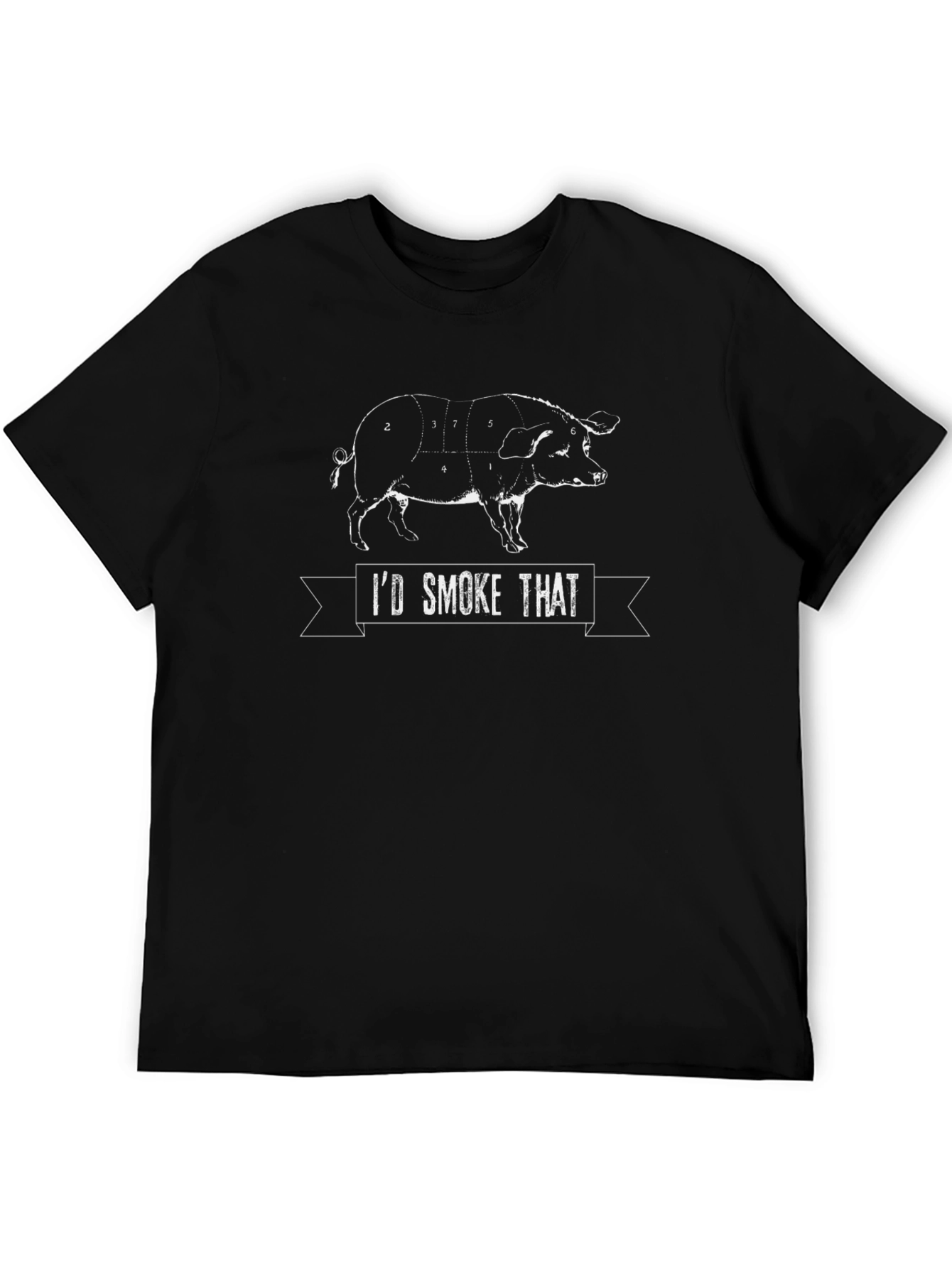 Id Smoke That Pig T-Shirt - BBQ Lovers Tee