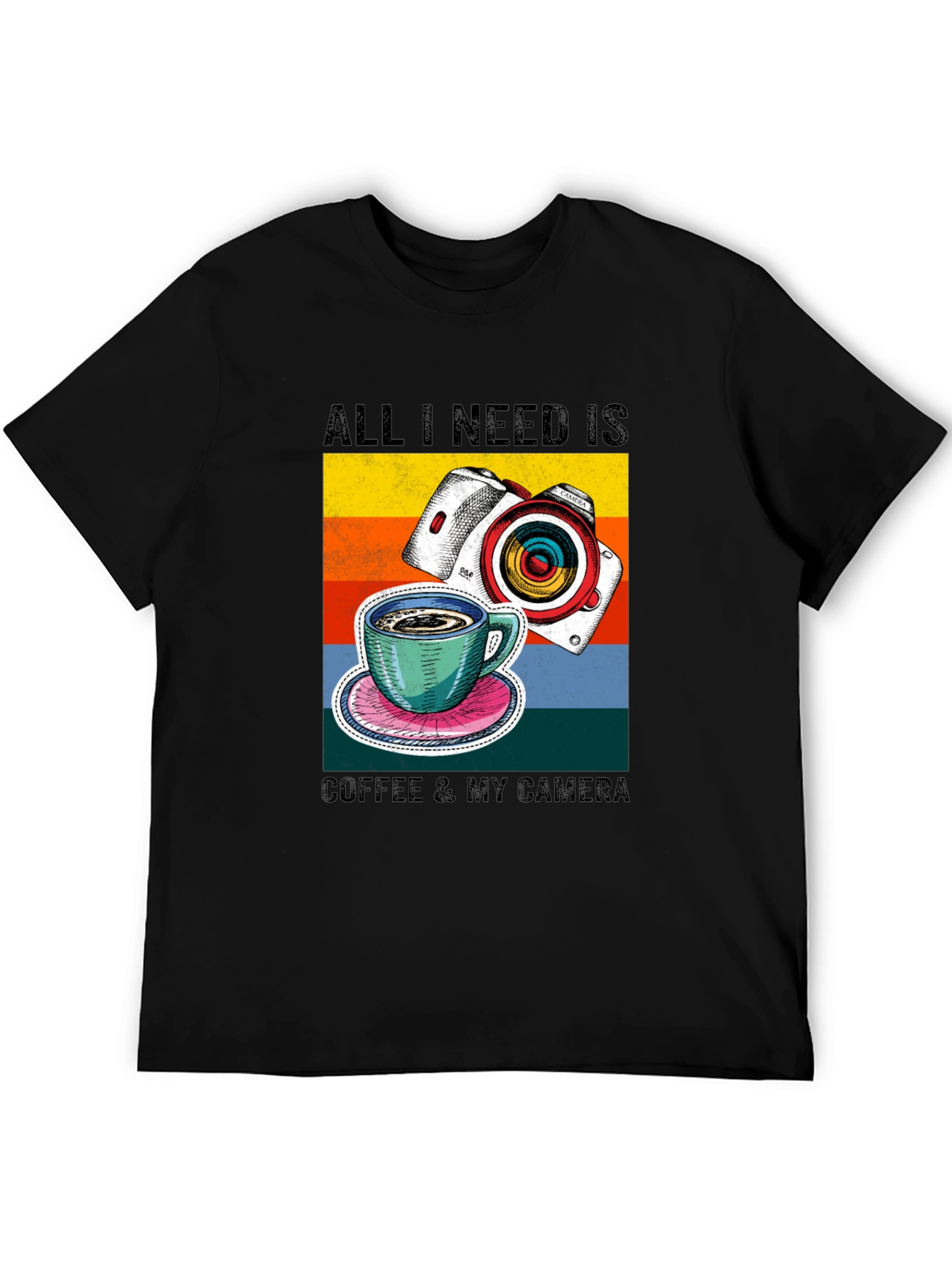 Coffee & Camera Graphic Tee