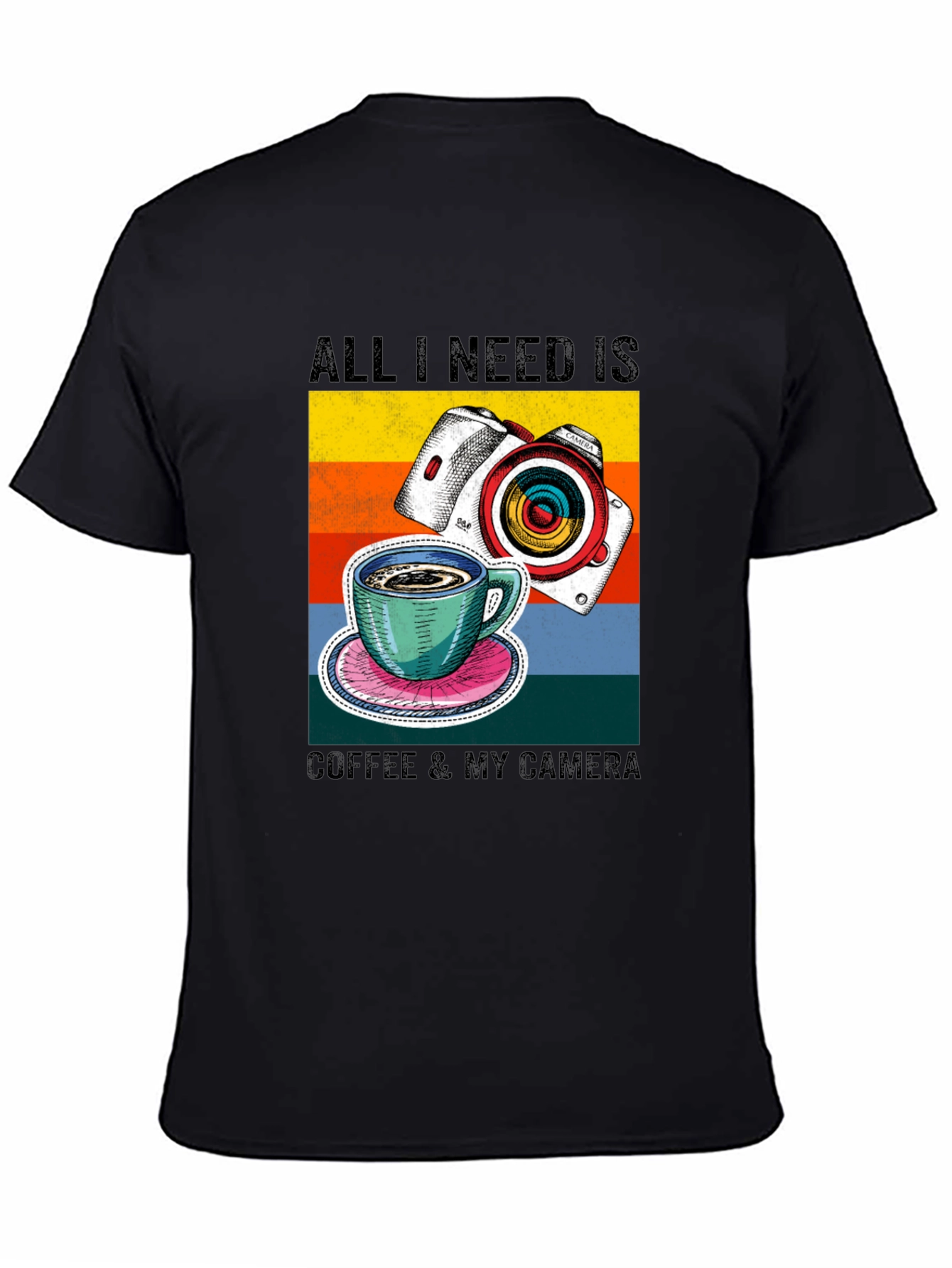 Coffee & Camera Graphic Tee