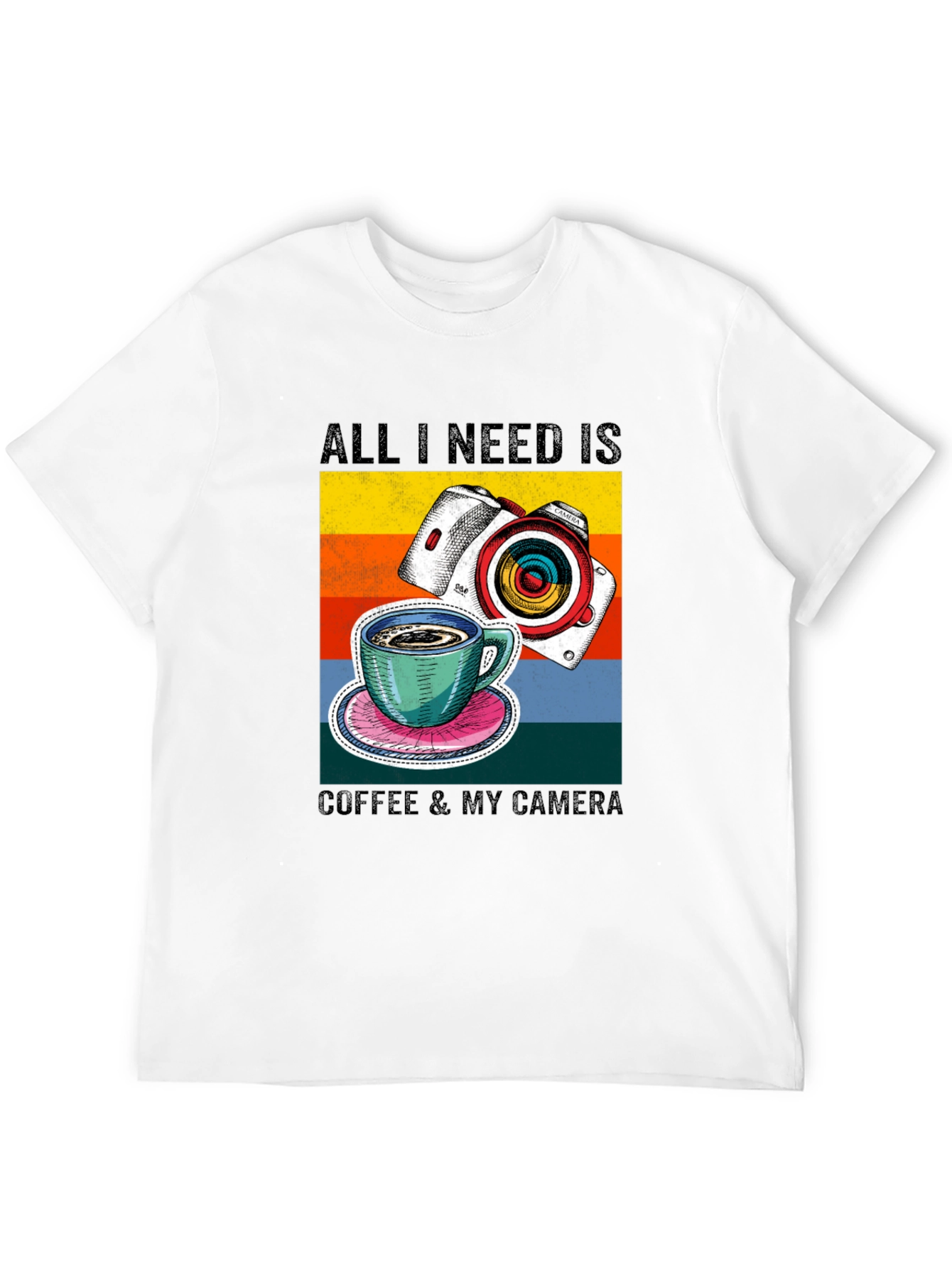 Coffee & Camera Graphic Tee