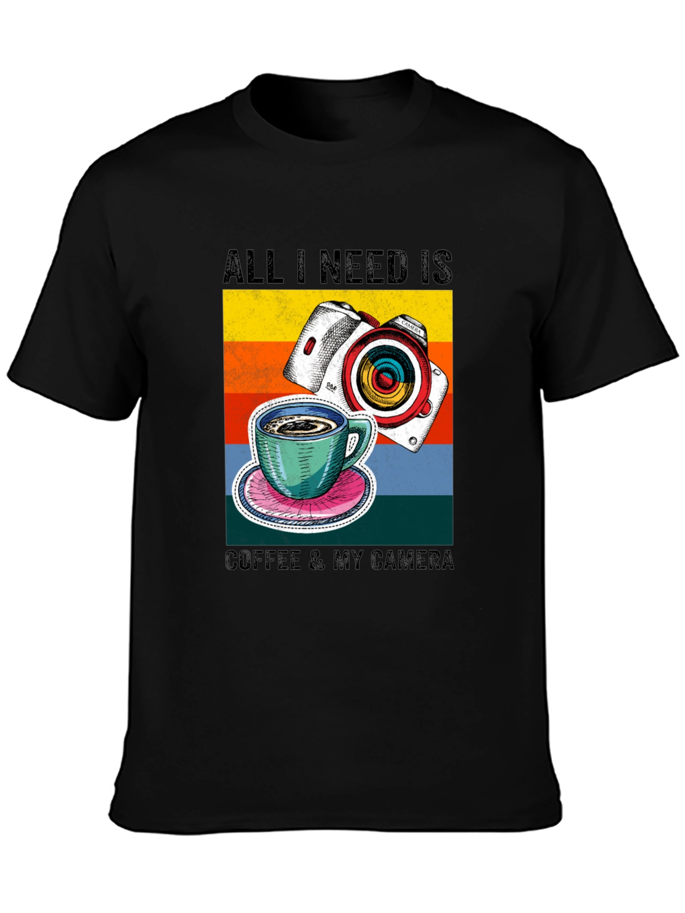 Coffee & Camera Graphic Tee