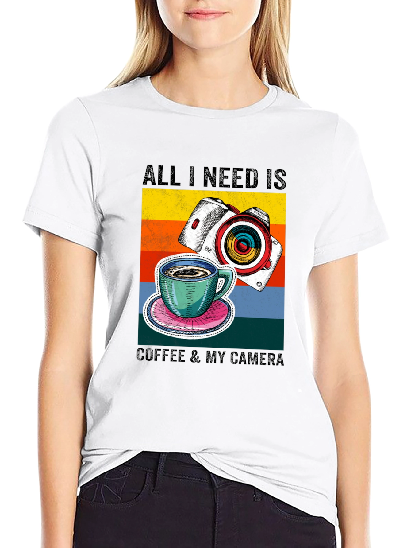 Coffee & Camera Graphic Tee