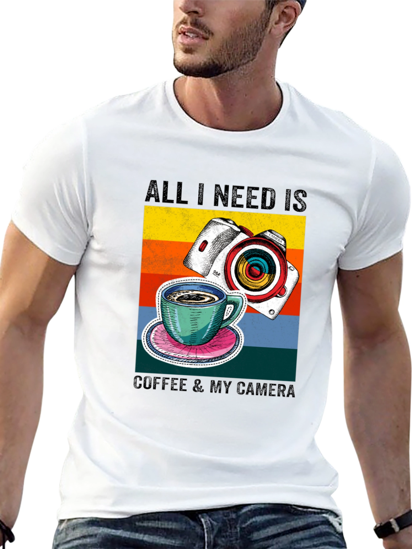 Coffee & Camera Graphic Tee