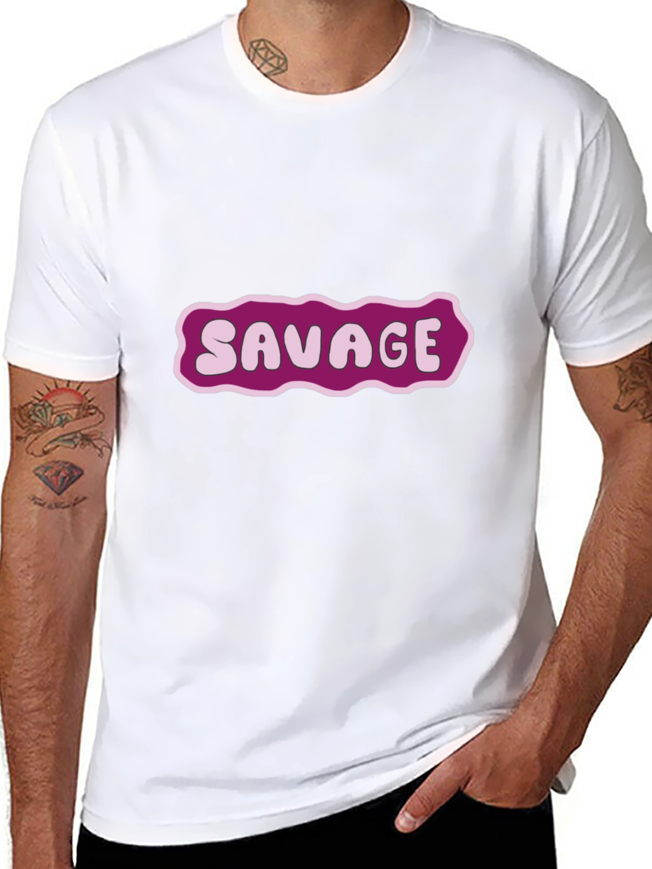 Savage Graphic T-Shirt - Bold Style