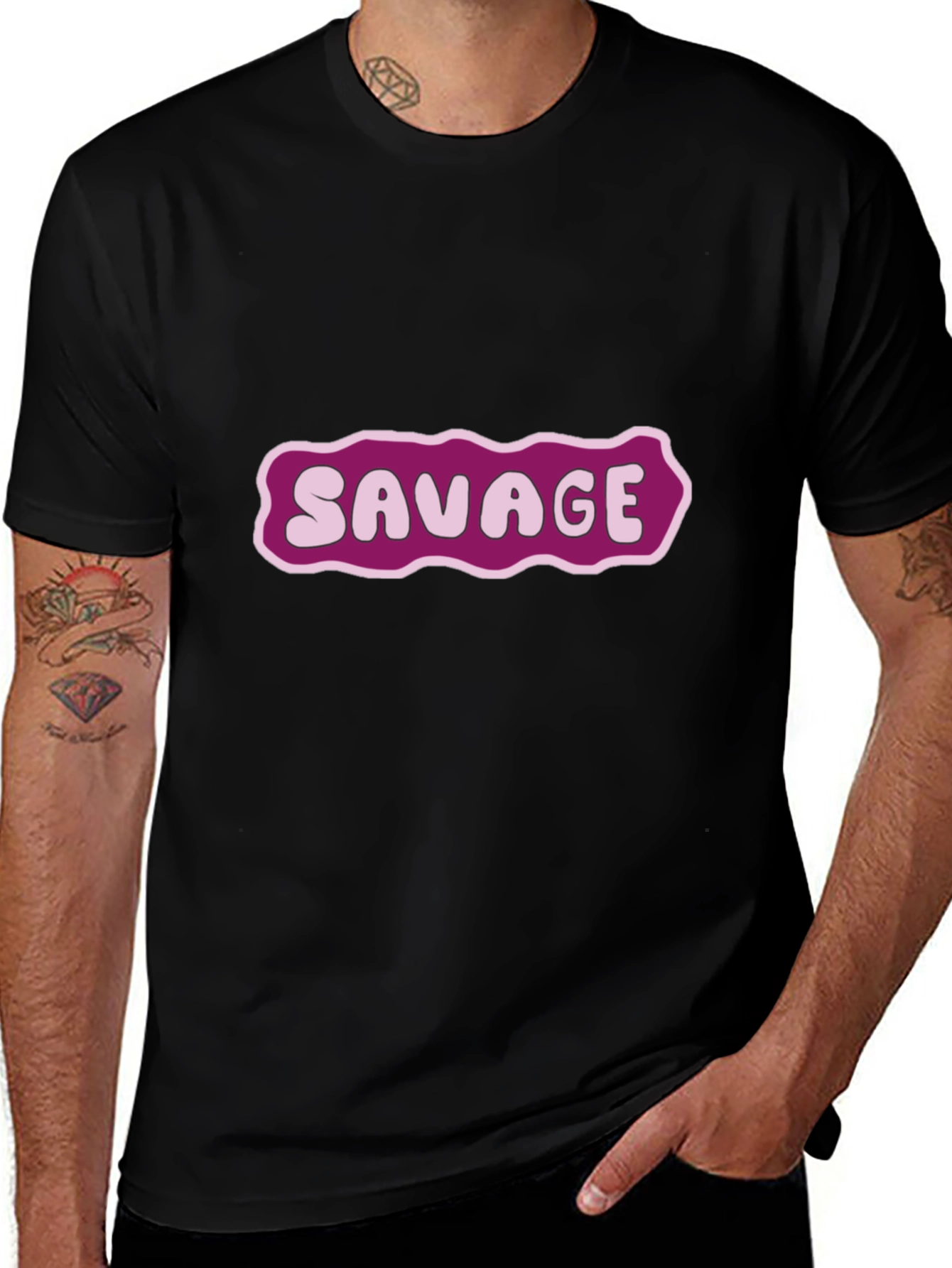 Savage Graphic T-Shirt - Bold Style