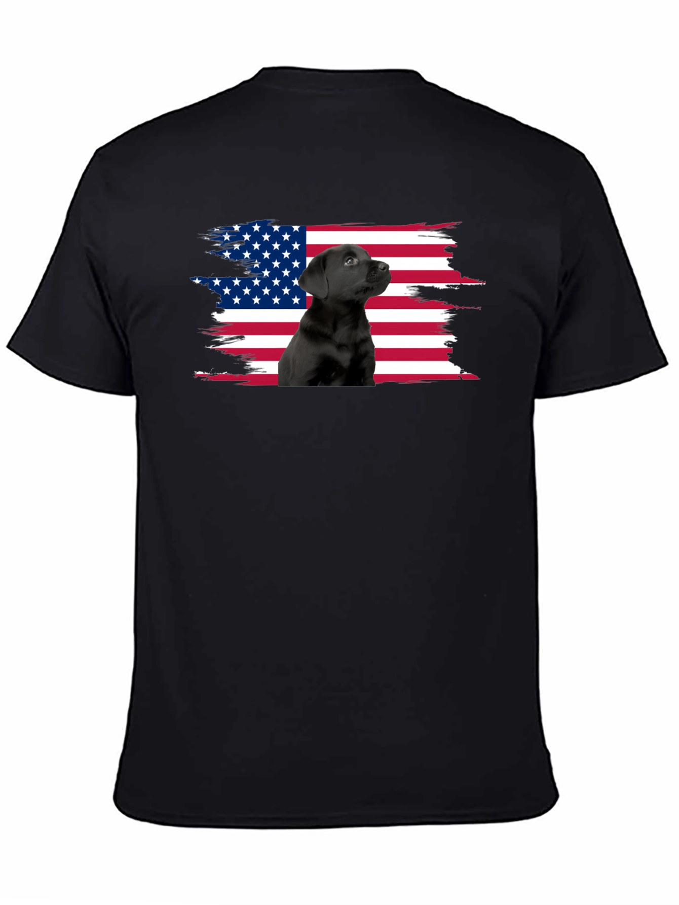 American Flag Dog Lover T-Shirt