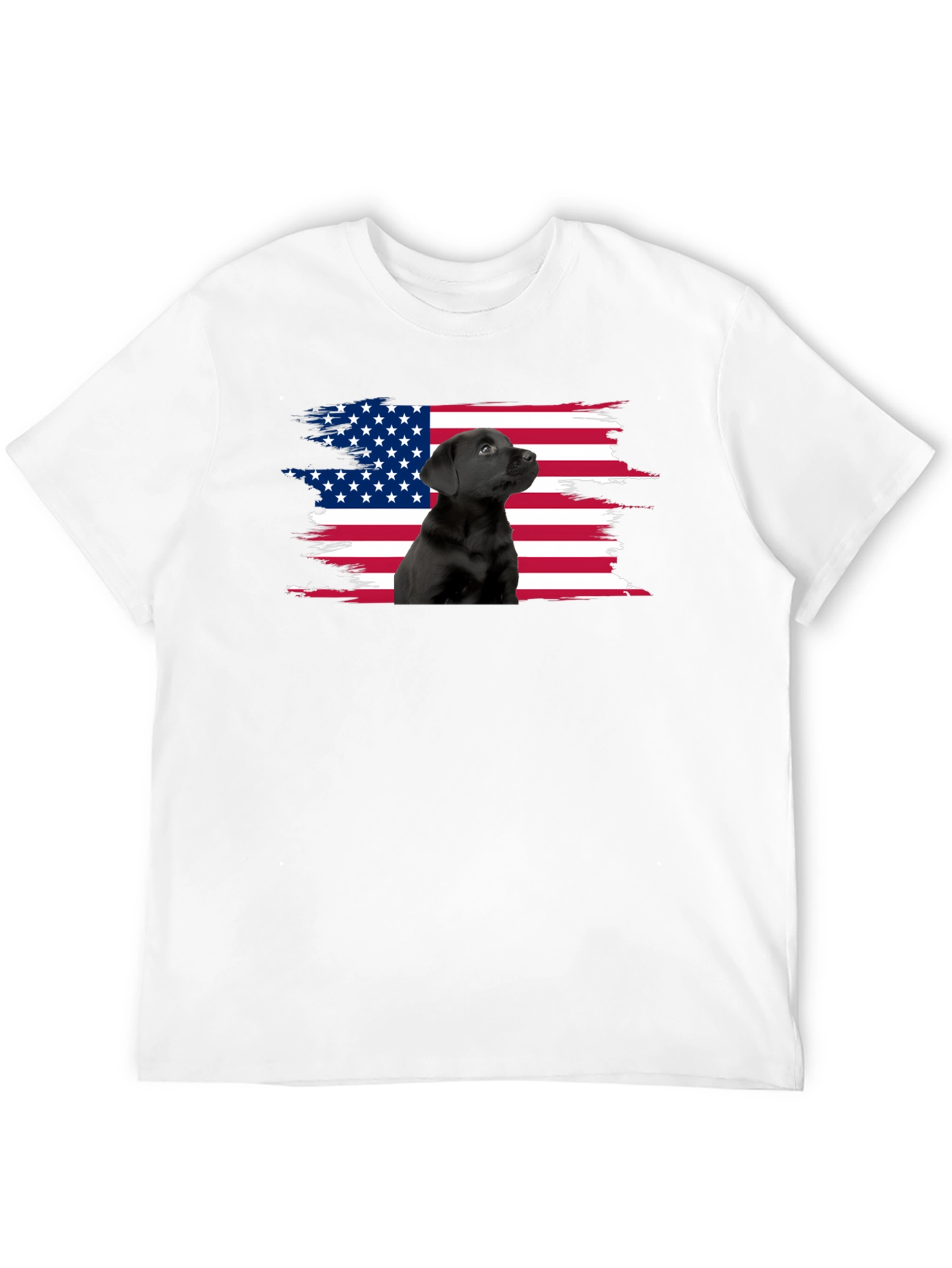 American Flag Dog Lover T-Shirt