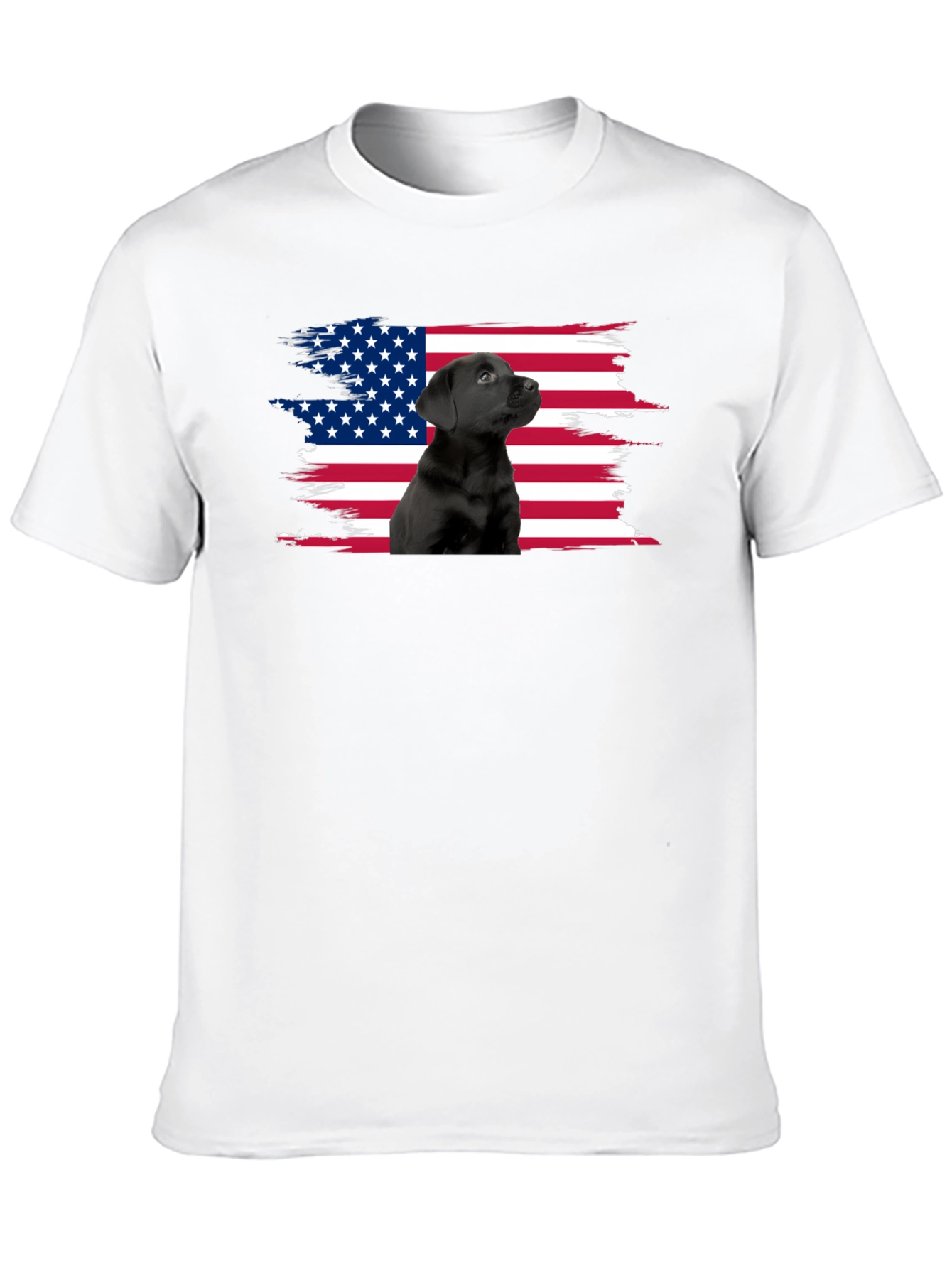 American Flag Dog Lover T-Shirt