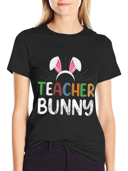 Teacher Bunny Easter T-Shirt