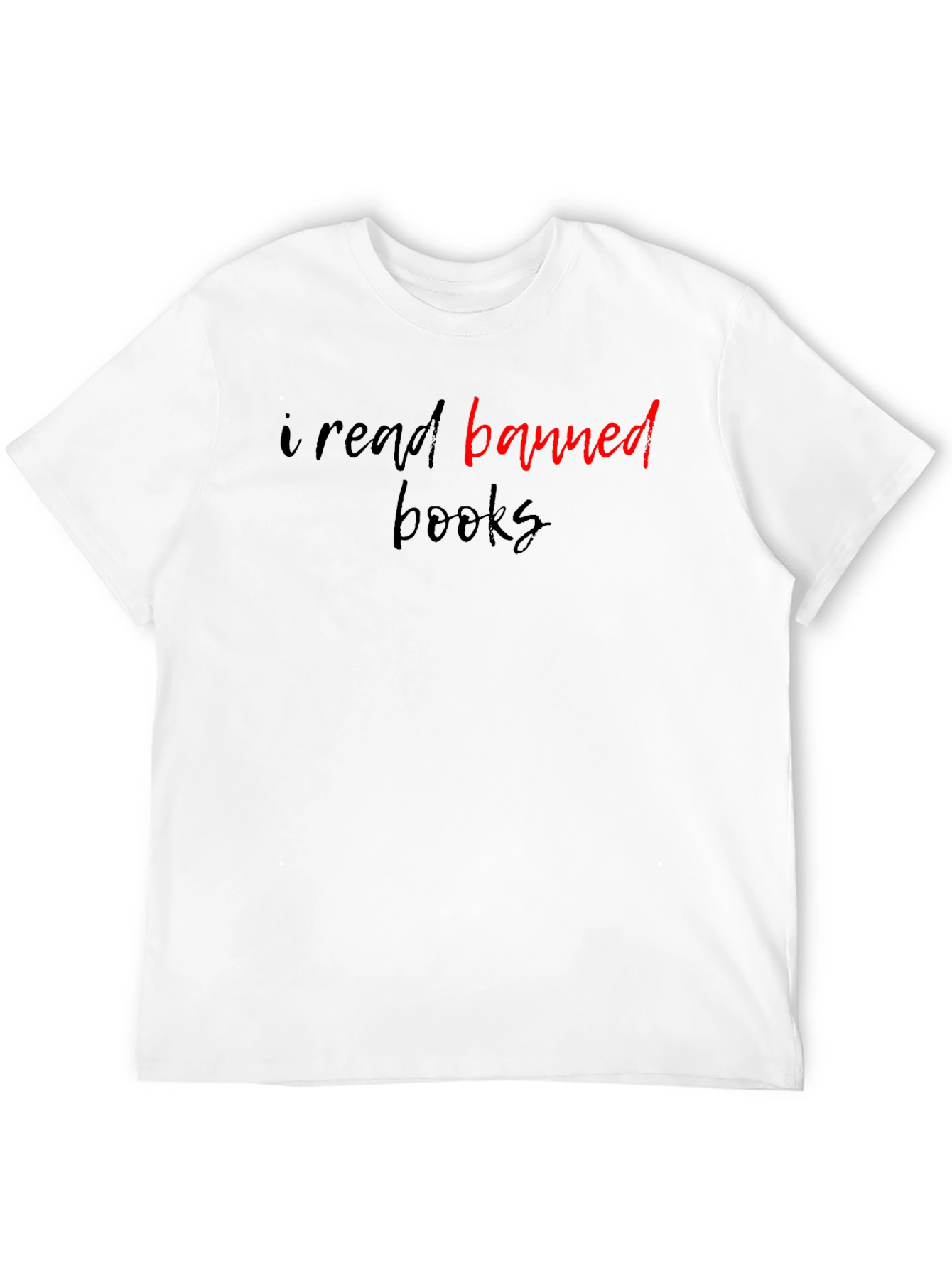 I Read Banned Books Black Graphic T-Shirt