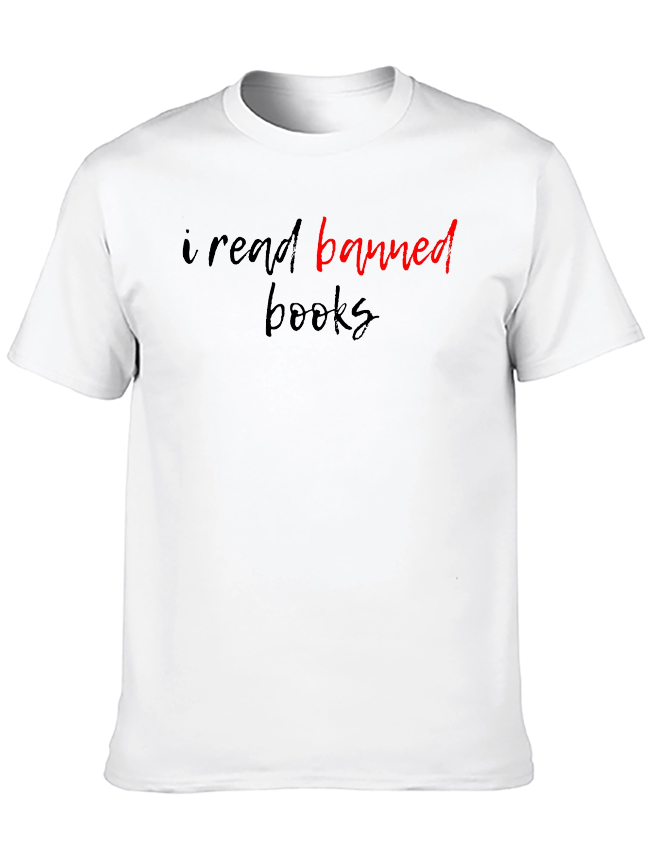 I Read Banned Books Black Graphic T-Shirt