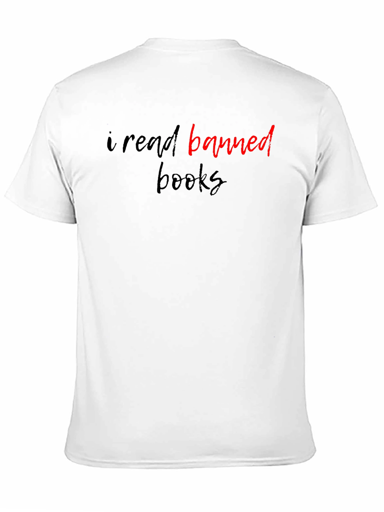 I Read Banned Books Black Graphic T-Shirt