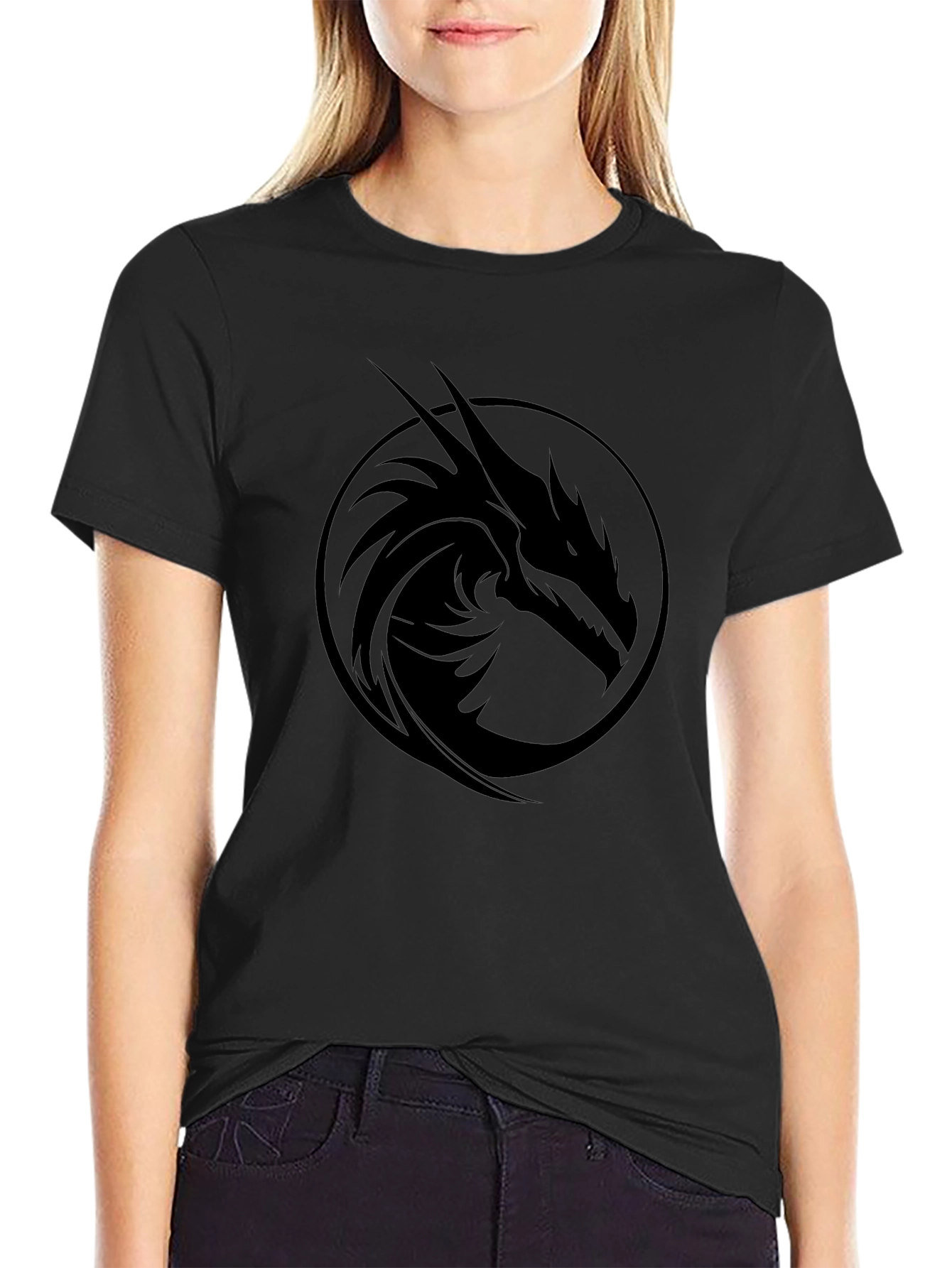 Dragon Emblem Black T-Shirt