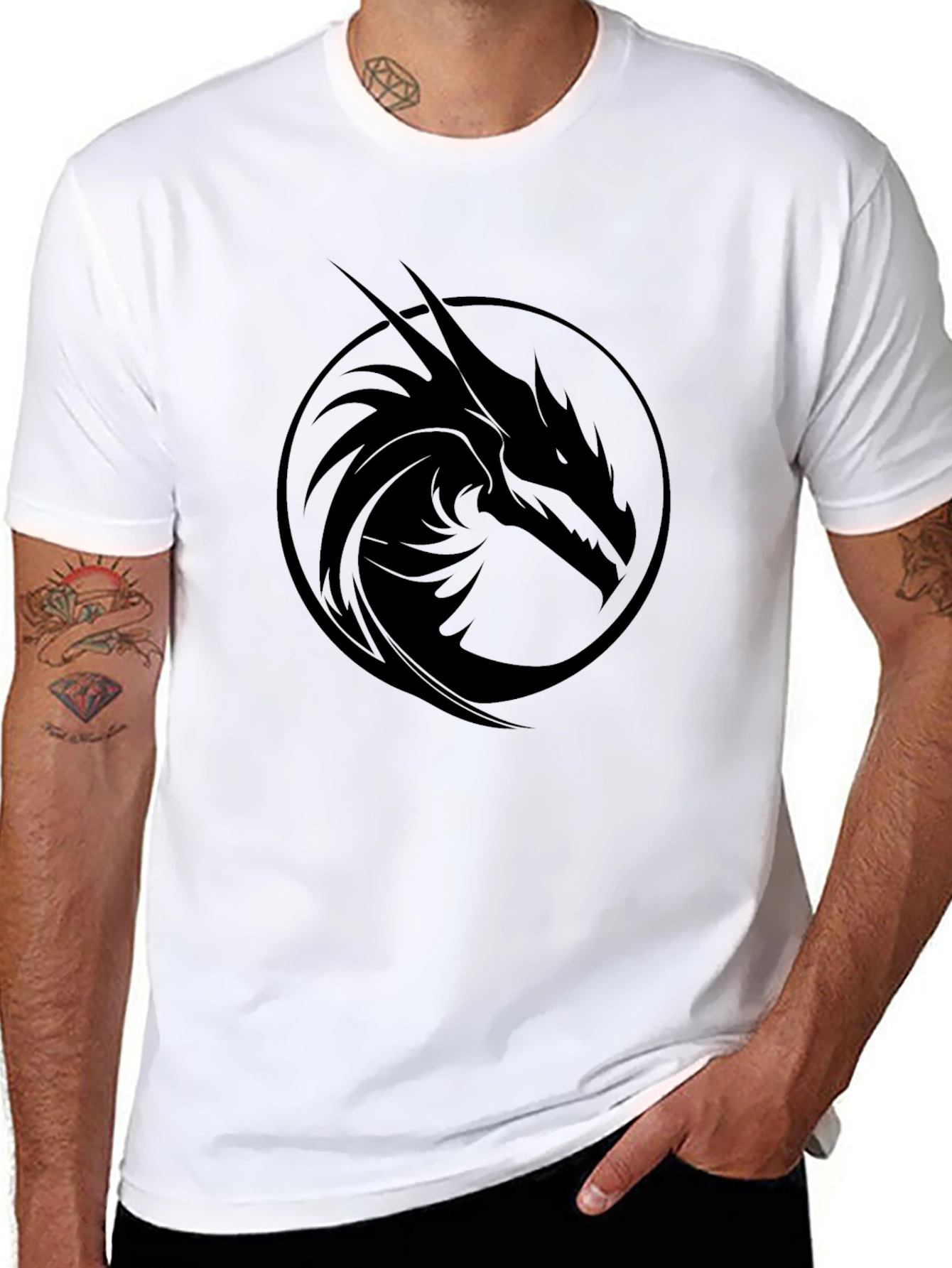 Dragon Emblem Black T-Shirt