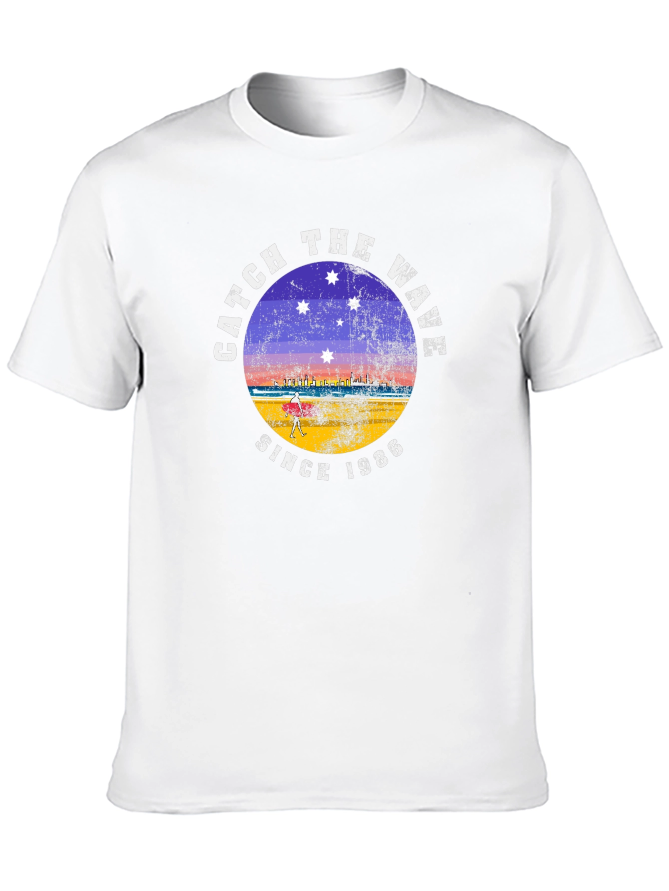 Catch the Wave Since 1986 Black T-Shirt