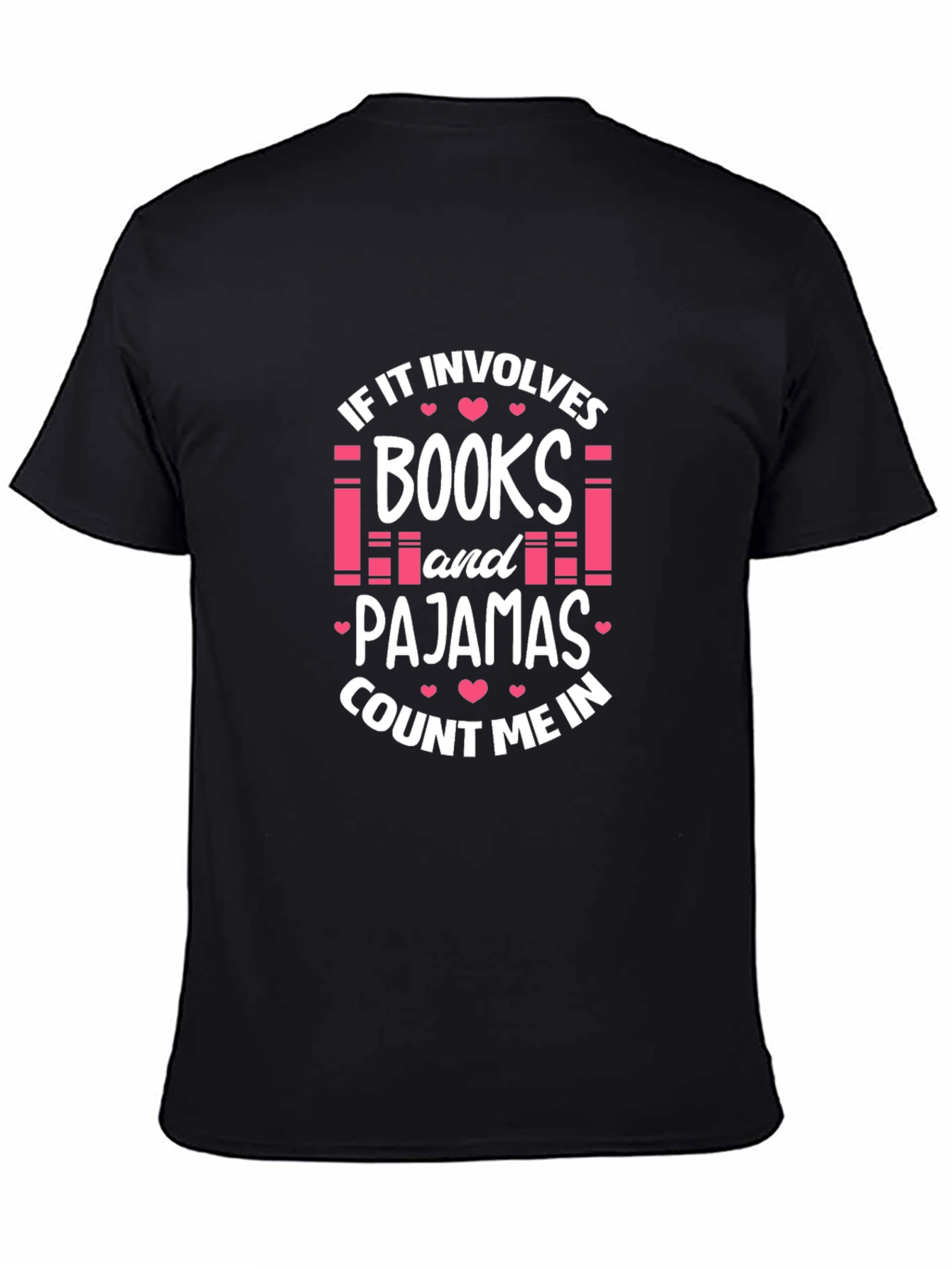 Books and Pajamas T-Shirt - Reading Lover Tee