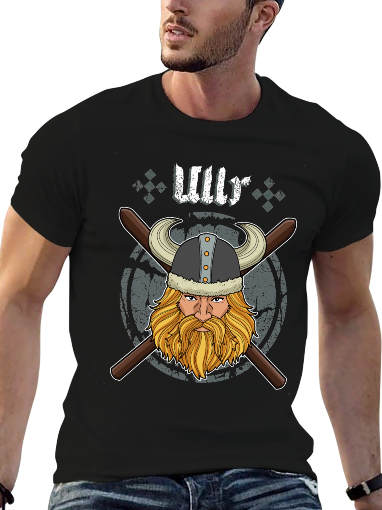 Viking Graphic Print Tee