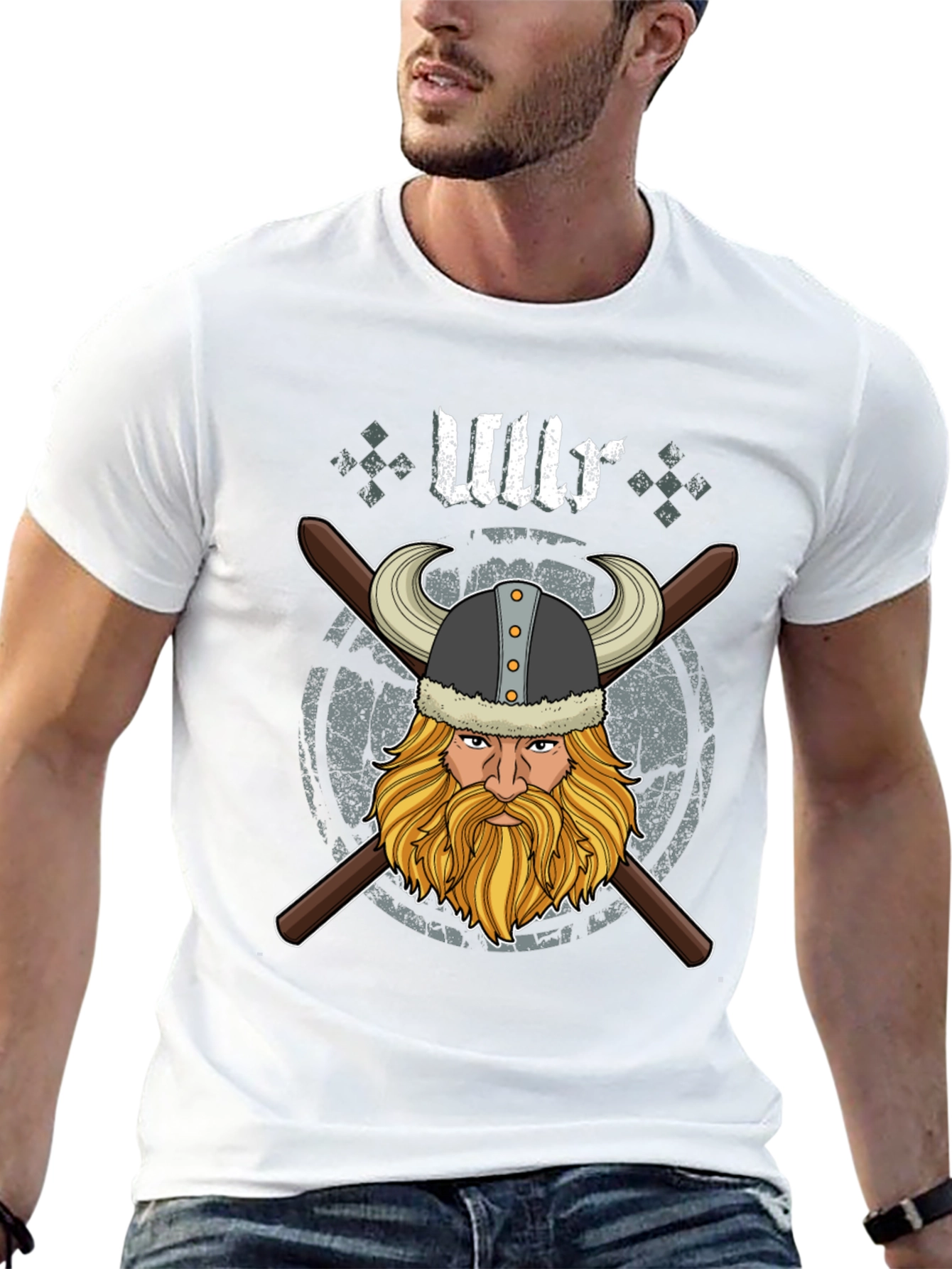 Viking Graphic Print Tee