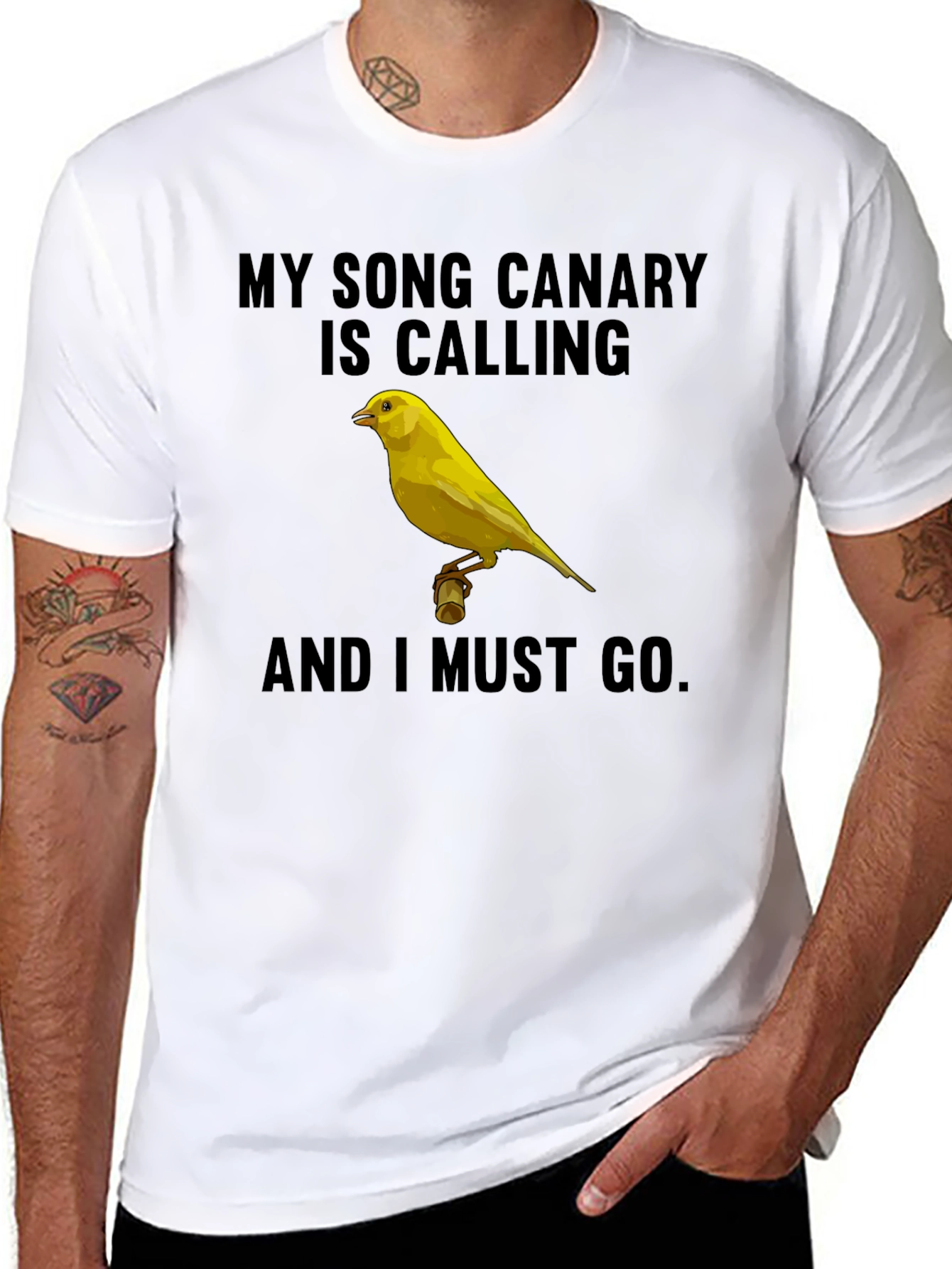Song Canary Calling T-Shirt | Bird Lover Tee