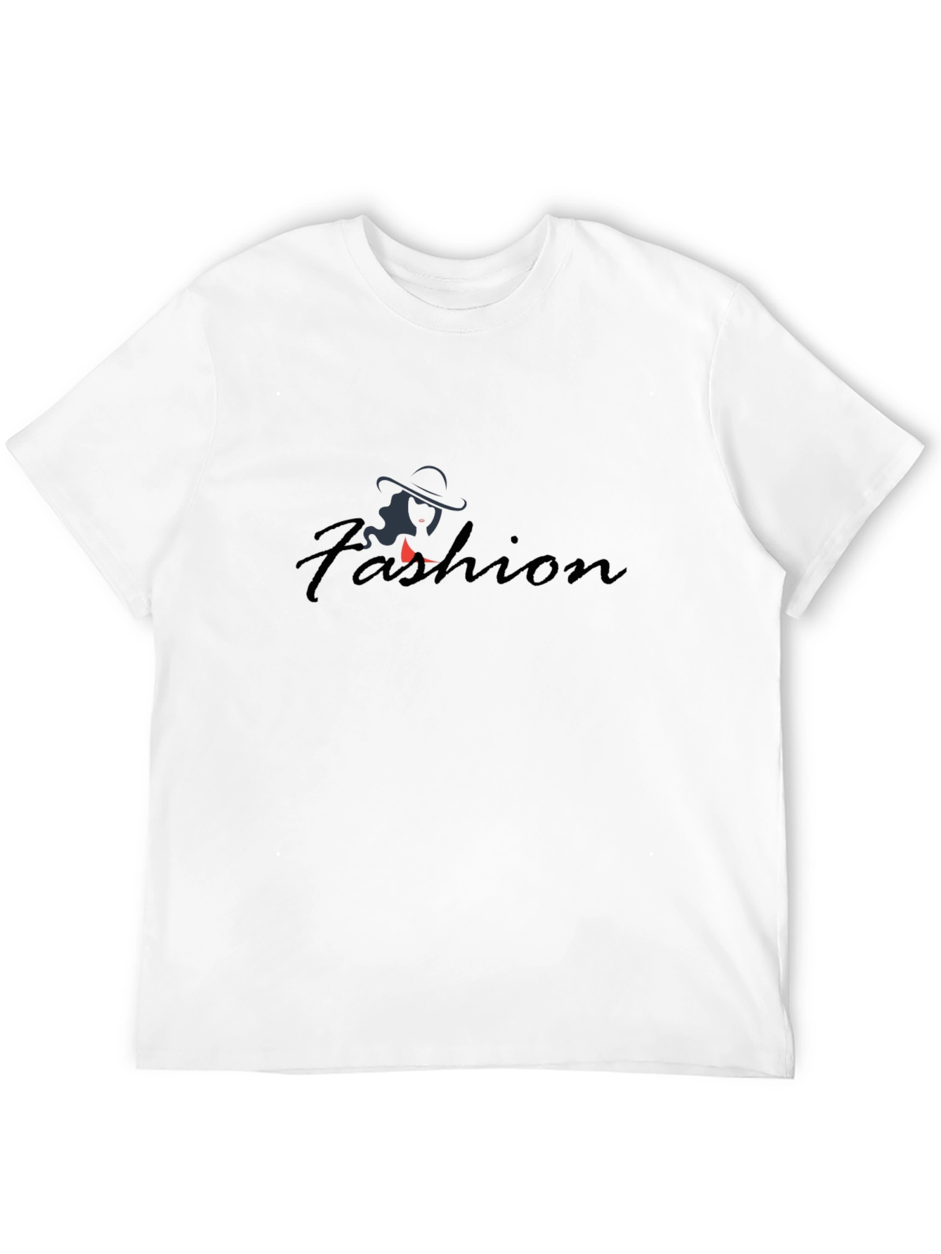 Mens Black Fashion Graphic T-Shirt