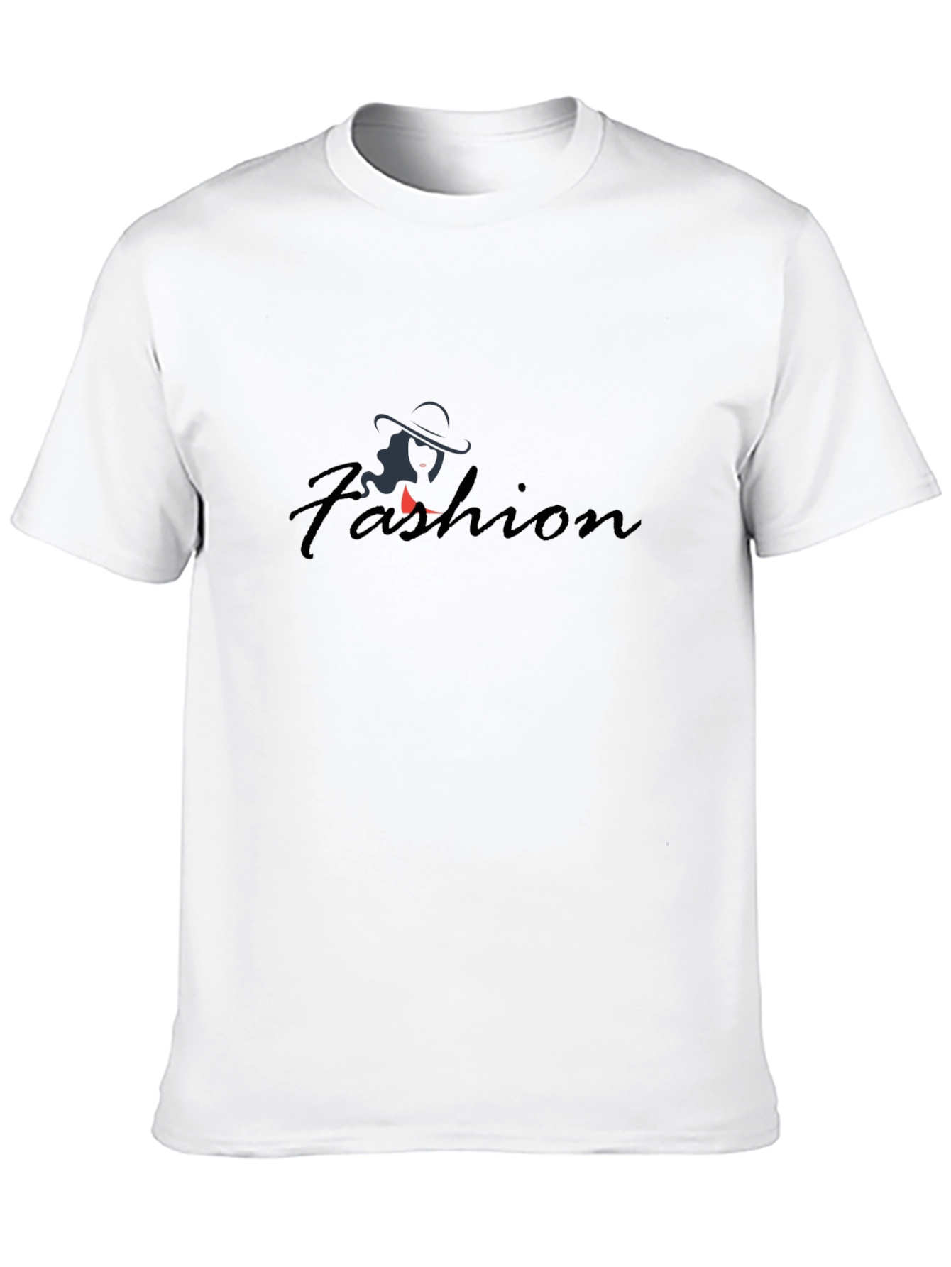Mens Black Fashion Graphic T-Shirt