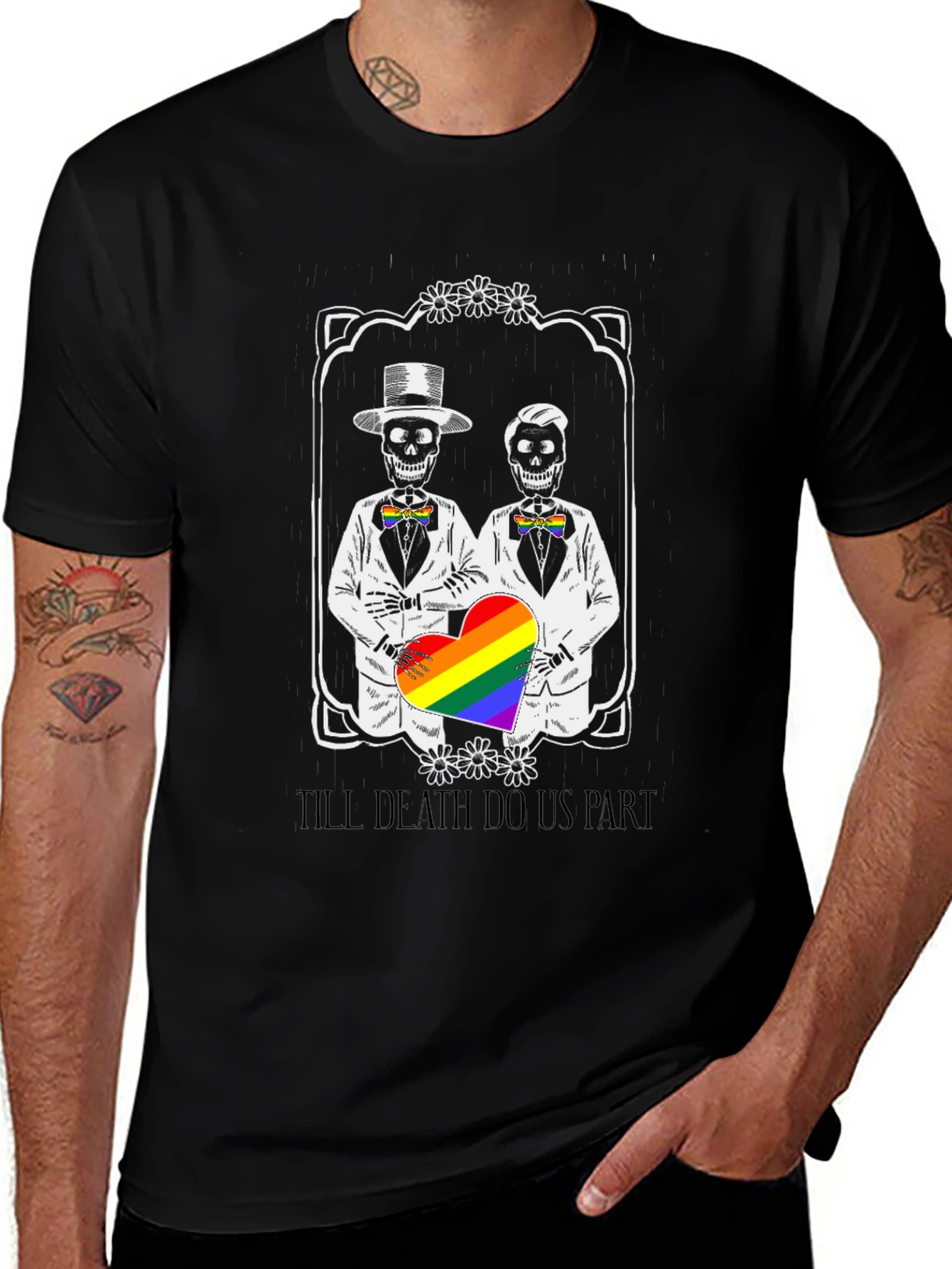 Till Death Do Us Part LGBTQ Pride T-Shirt