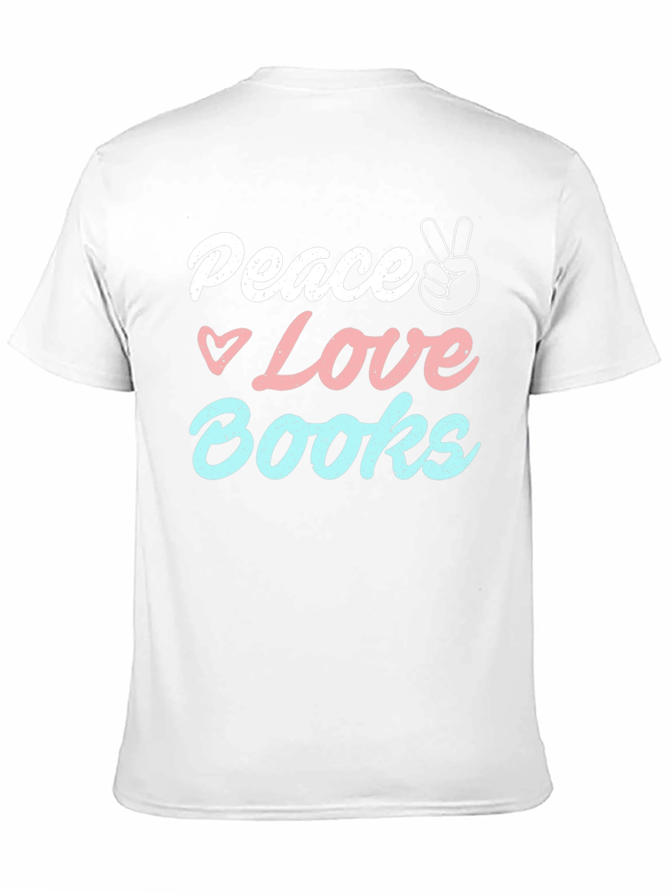 Peace Love Books T-Shirt - Unisex Graphic Tee