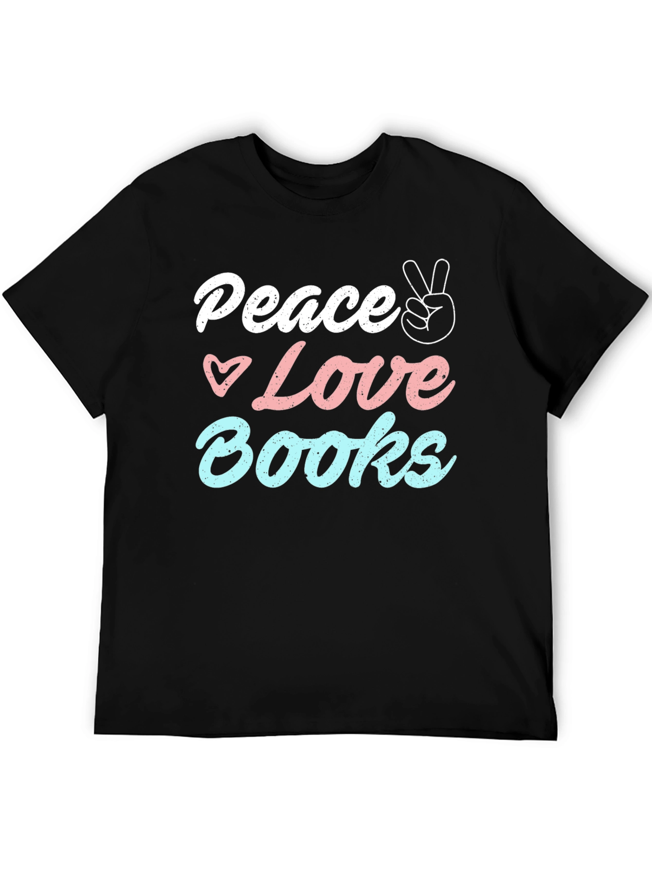 Peace Love Books T-Shirt - Unisex Graphic Tee