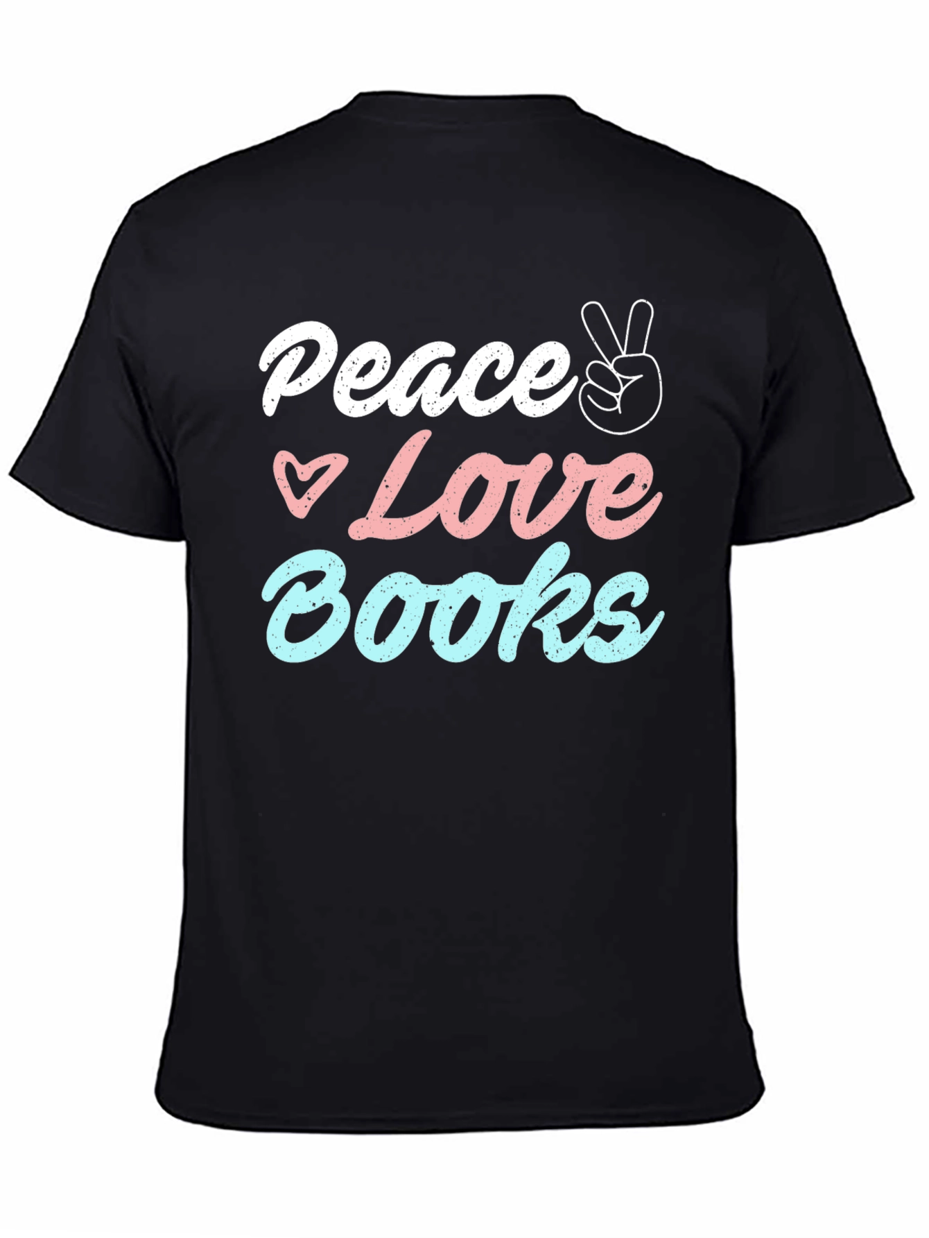 Peace Love Books T-Shirt - Unisex Graphic Tee