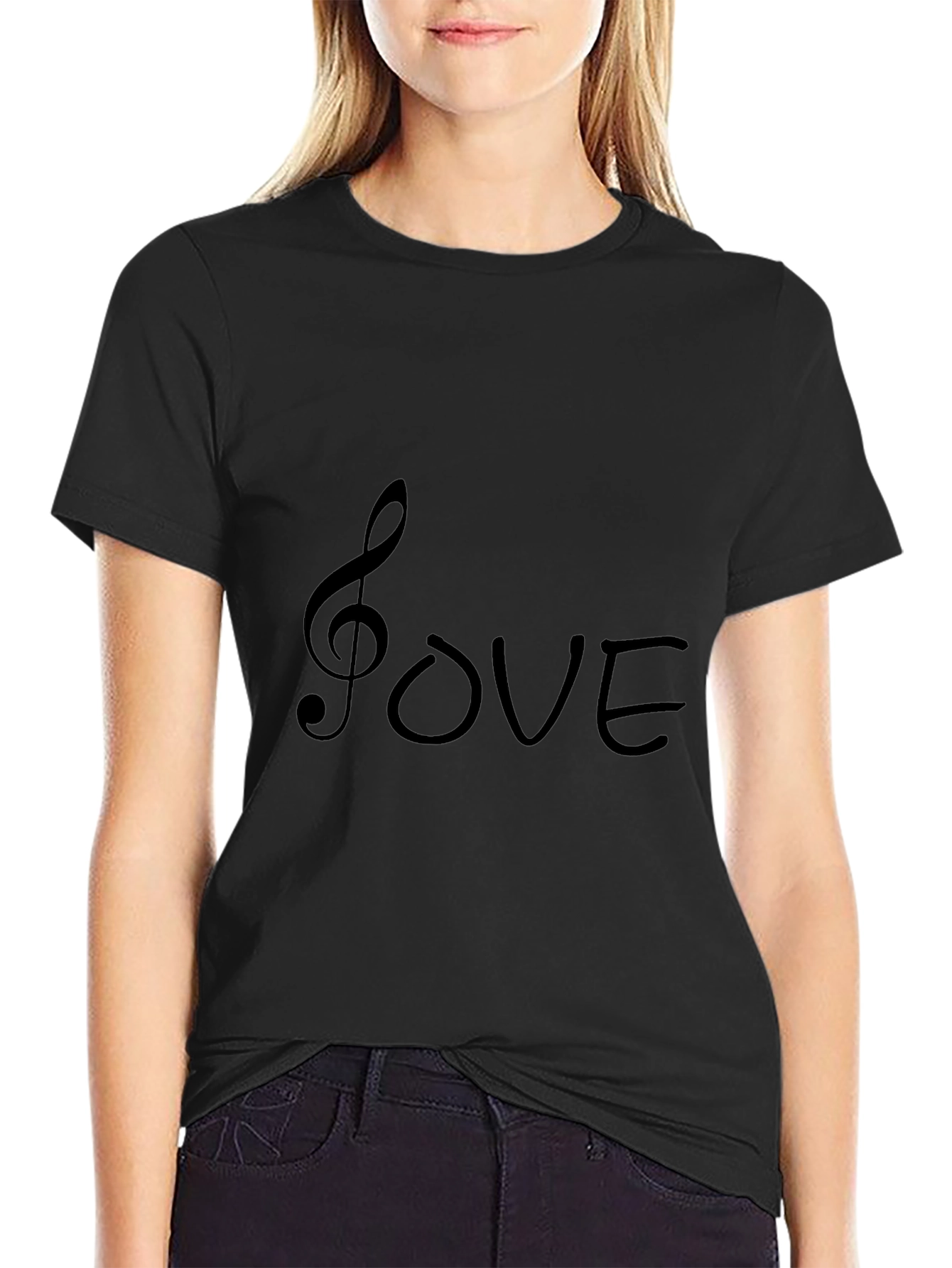 Musical Love Black T-Shirt