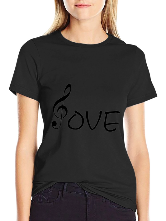 Musical Love Black T-Shirt