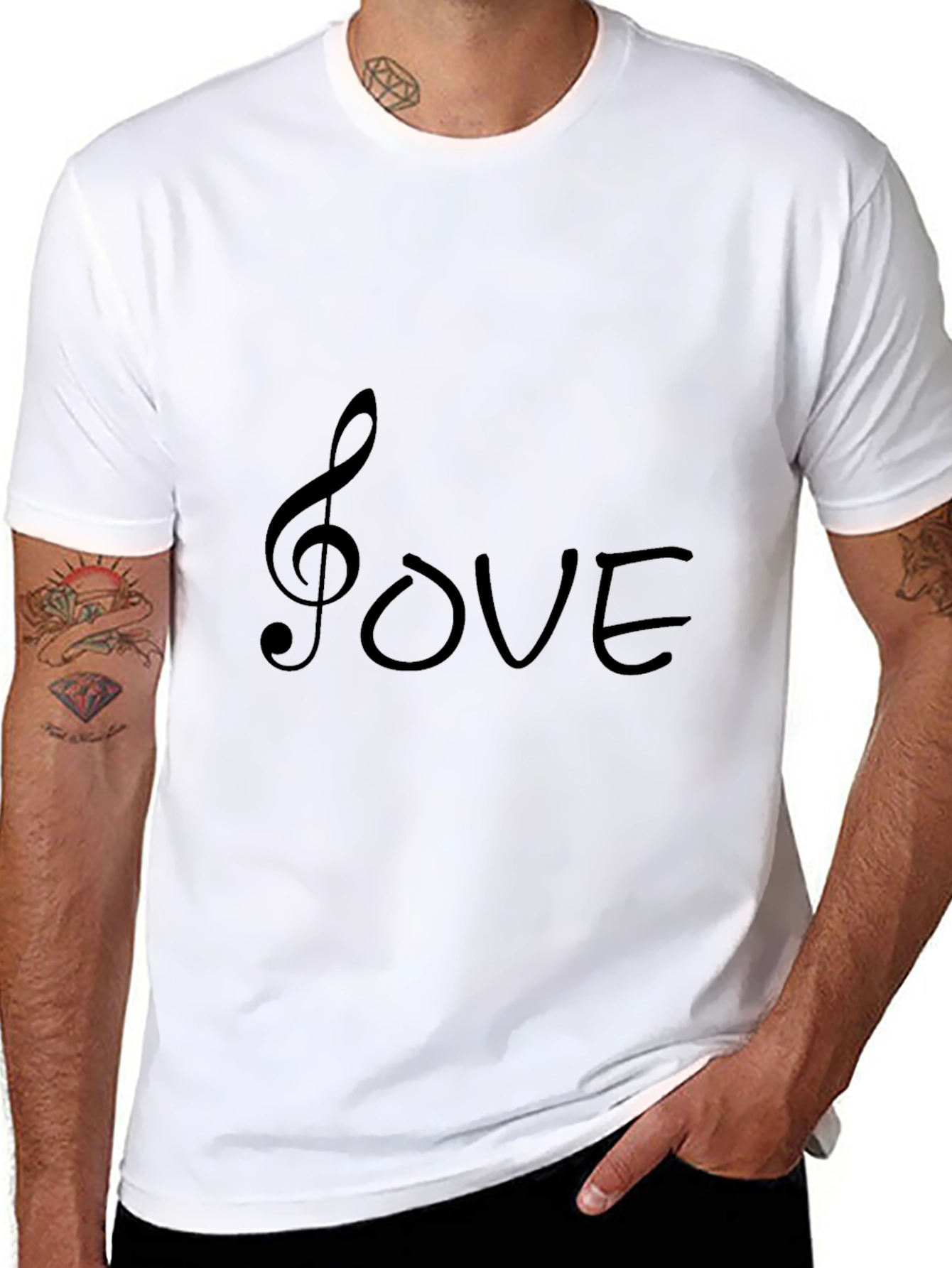 Musical Love Black T-Shirt