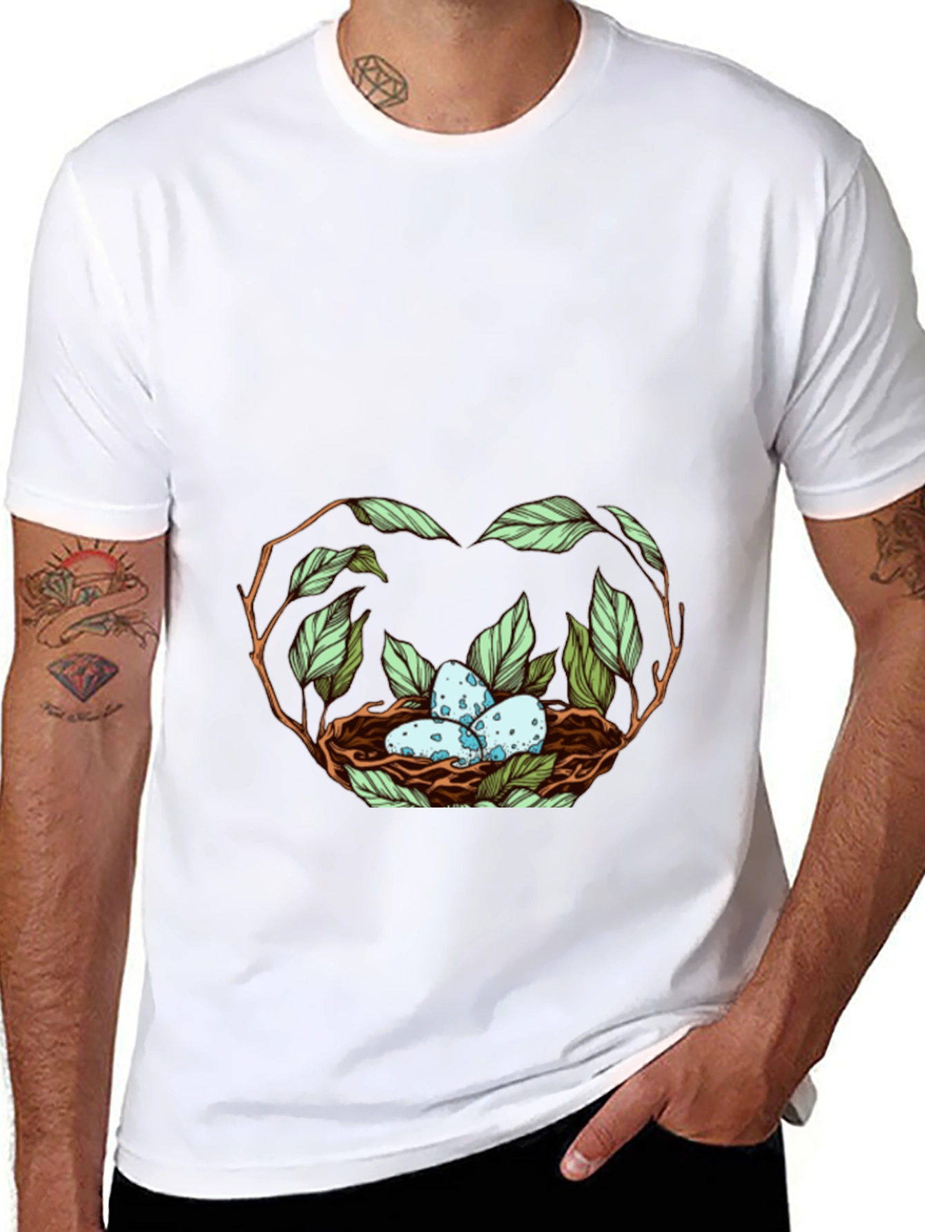 Nature Nest Egg T-Shirt | Stylish Graphic Tee
