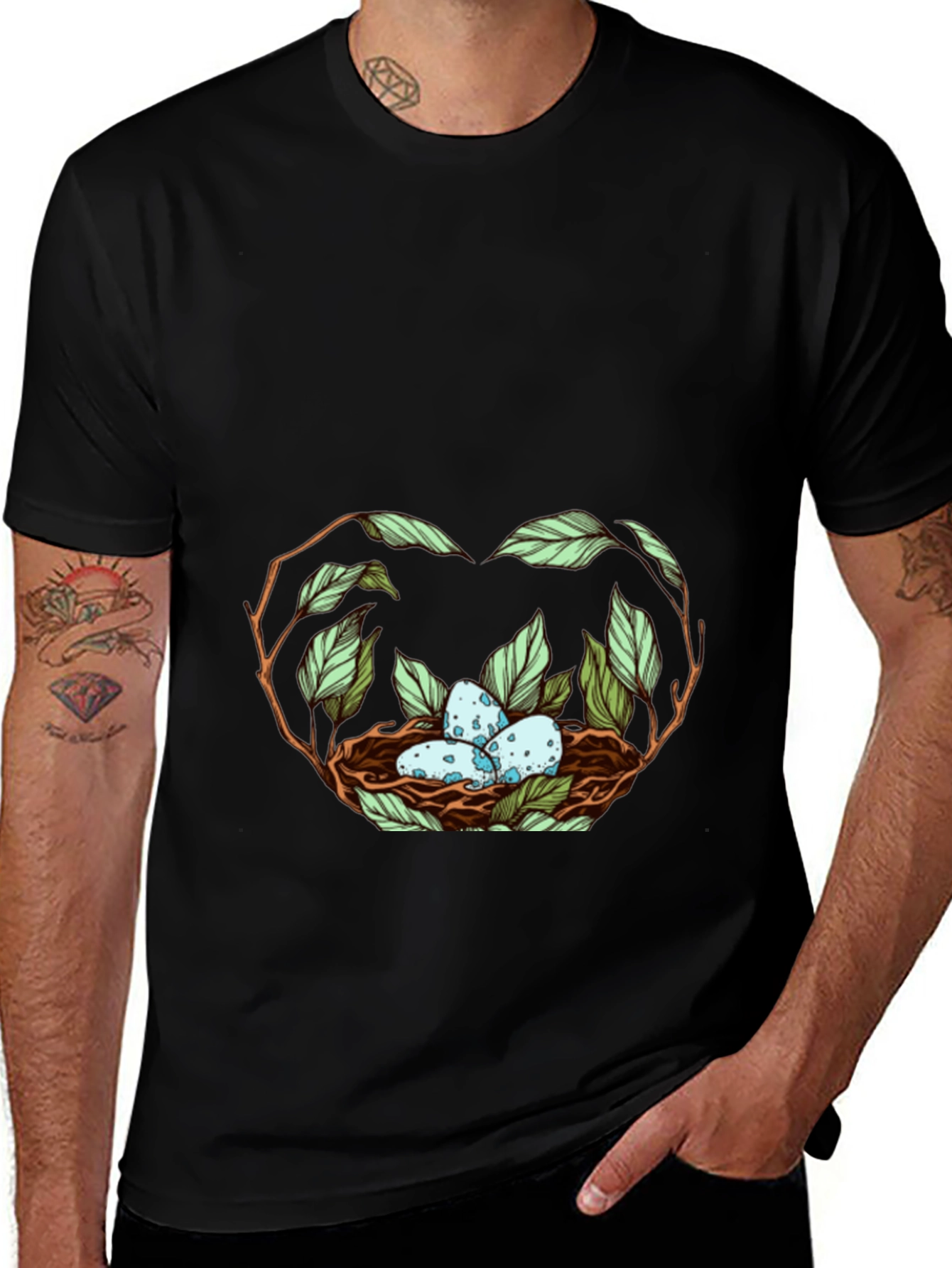 Nature Nest Egg T-Shirt | Stylish Graphic Tee