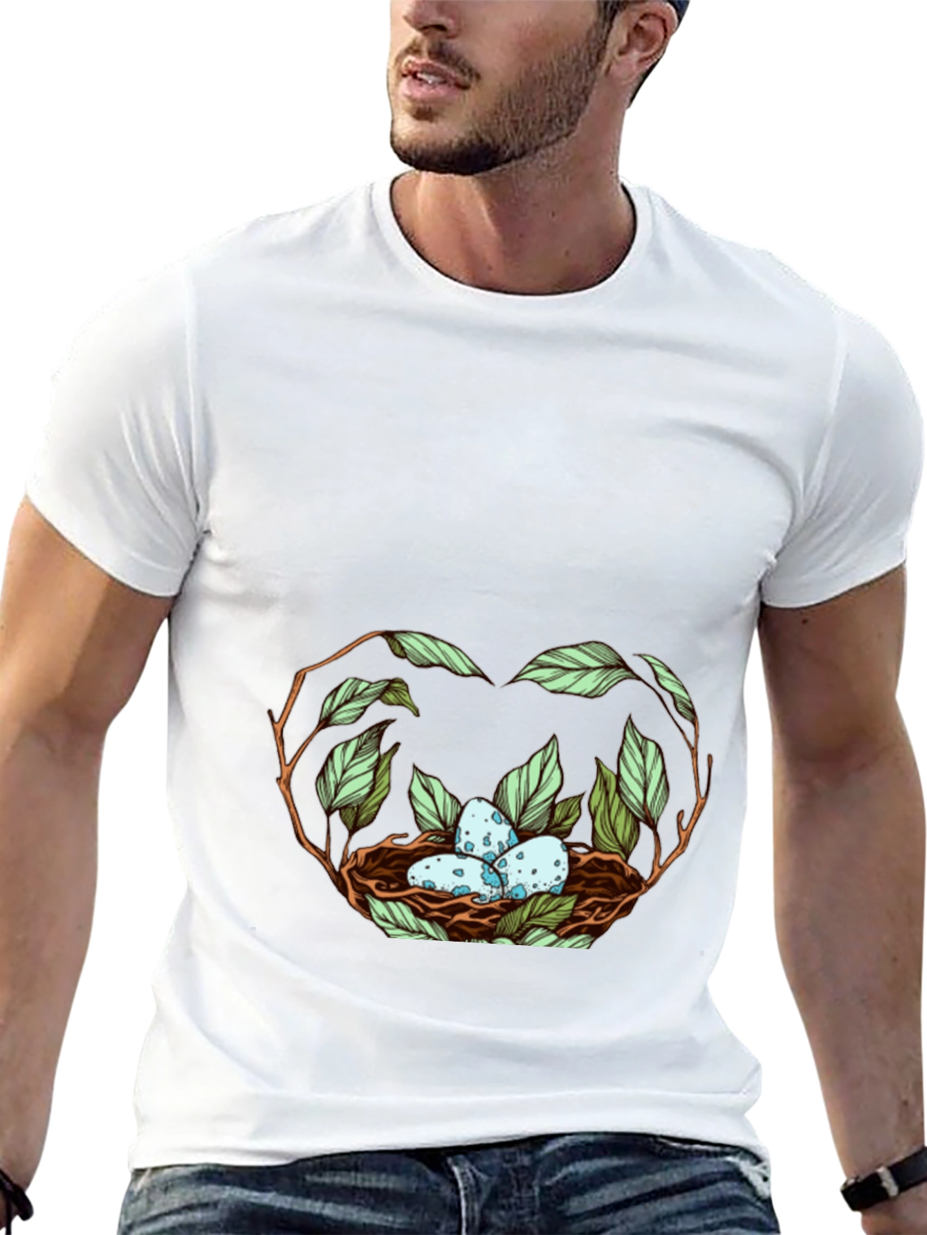 Nature Nest Egg T-Shirt | Stylish Graphic Tee