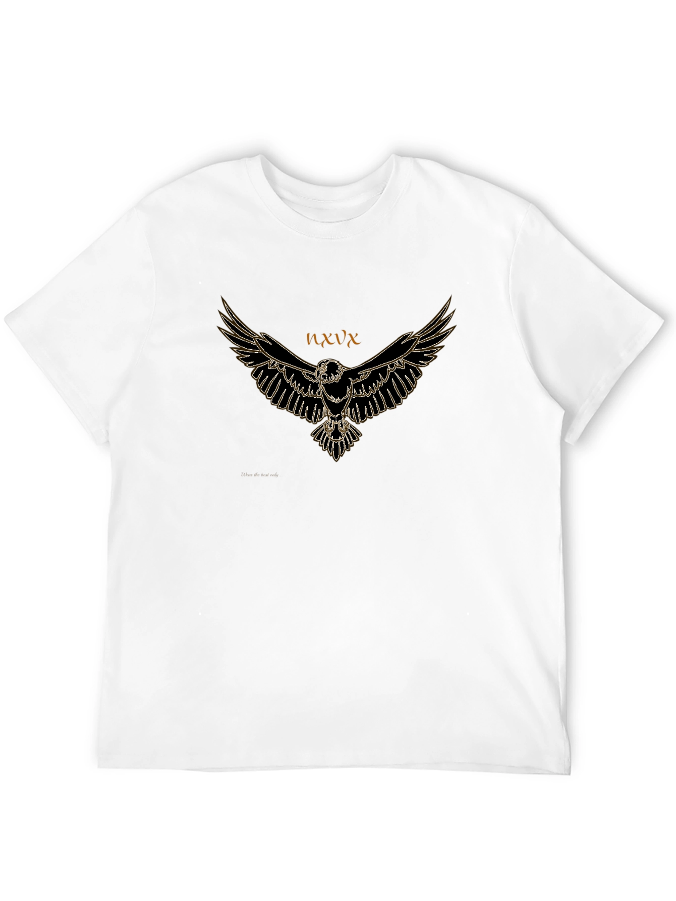 Eagle Graphic Tee - Mens Black Cotton T-Shirt