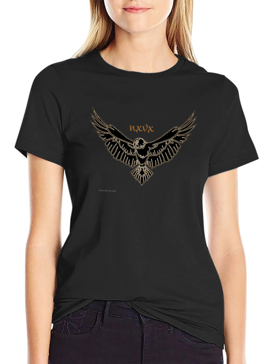 Eagle Graphic Tee - Mens Black Cotton T-Shirt