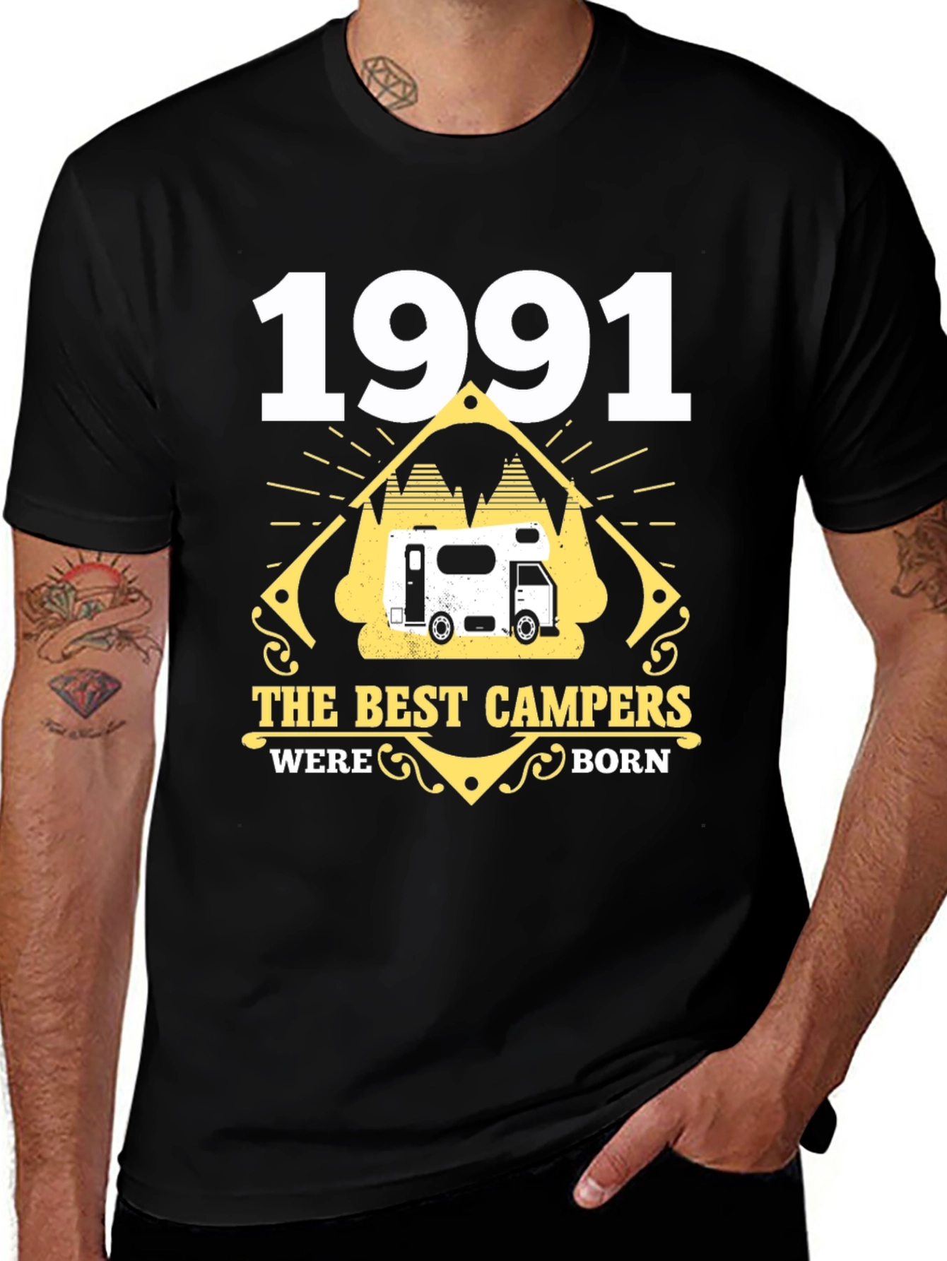 1991 Best Campers Born Graphic T-Shirt