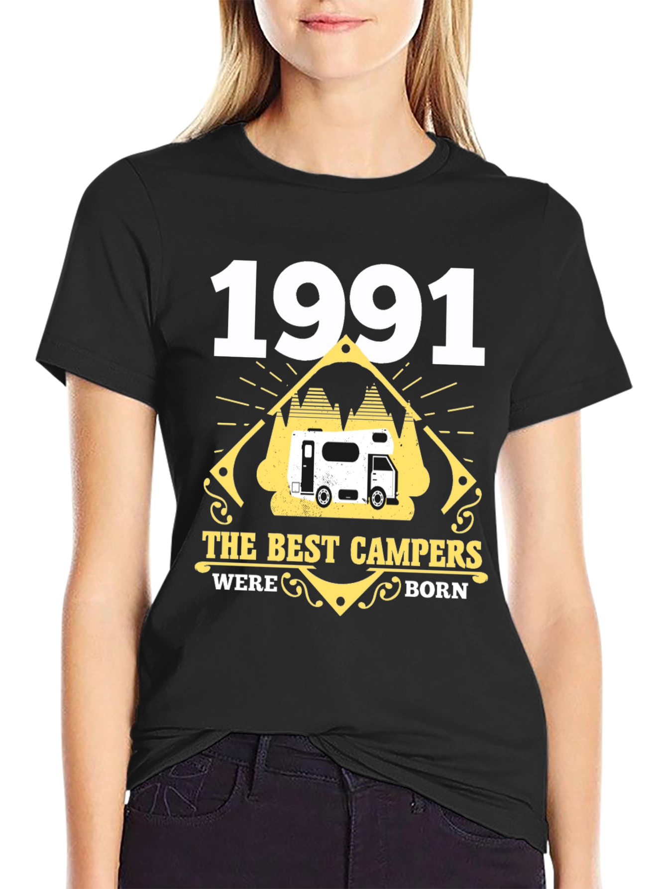 1991 Best Campers Born Graphic T-Shirt