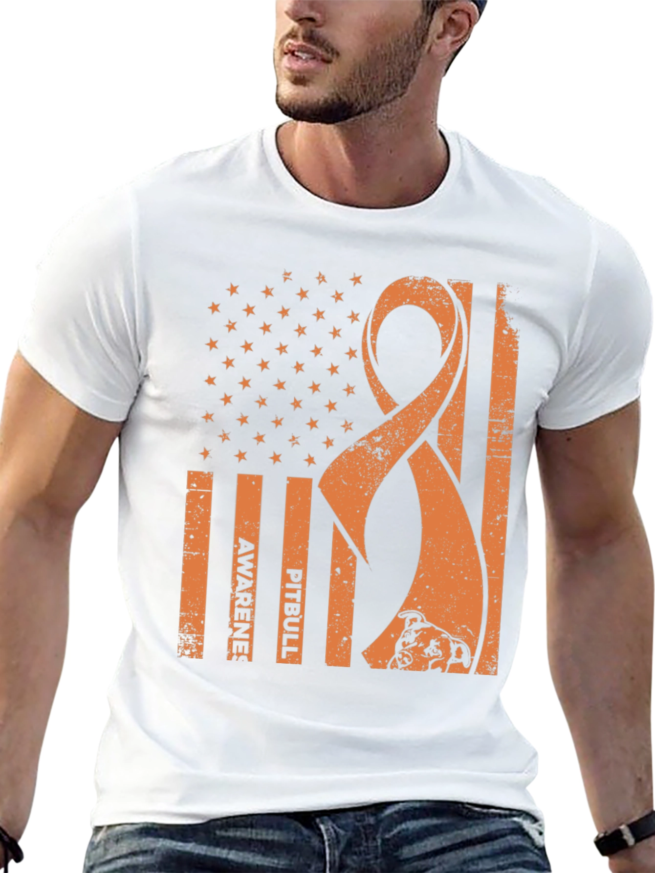 Pitbull Awareness Graphic Tee - Support and Style