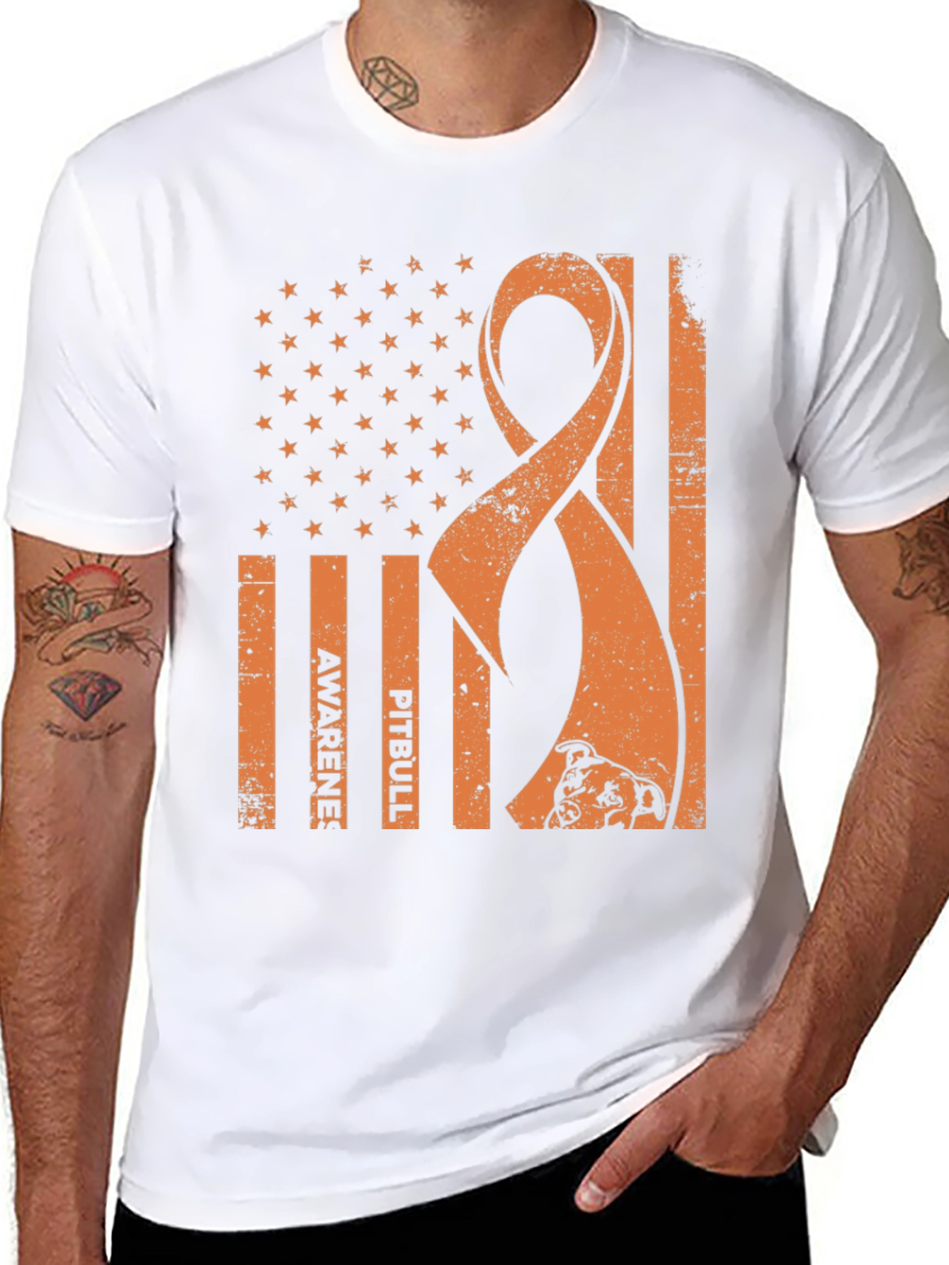 Pitbull Awareness Graphic Tee - Support and Style