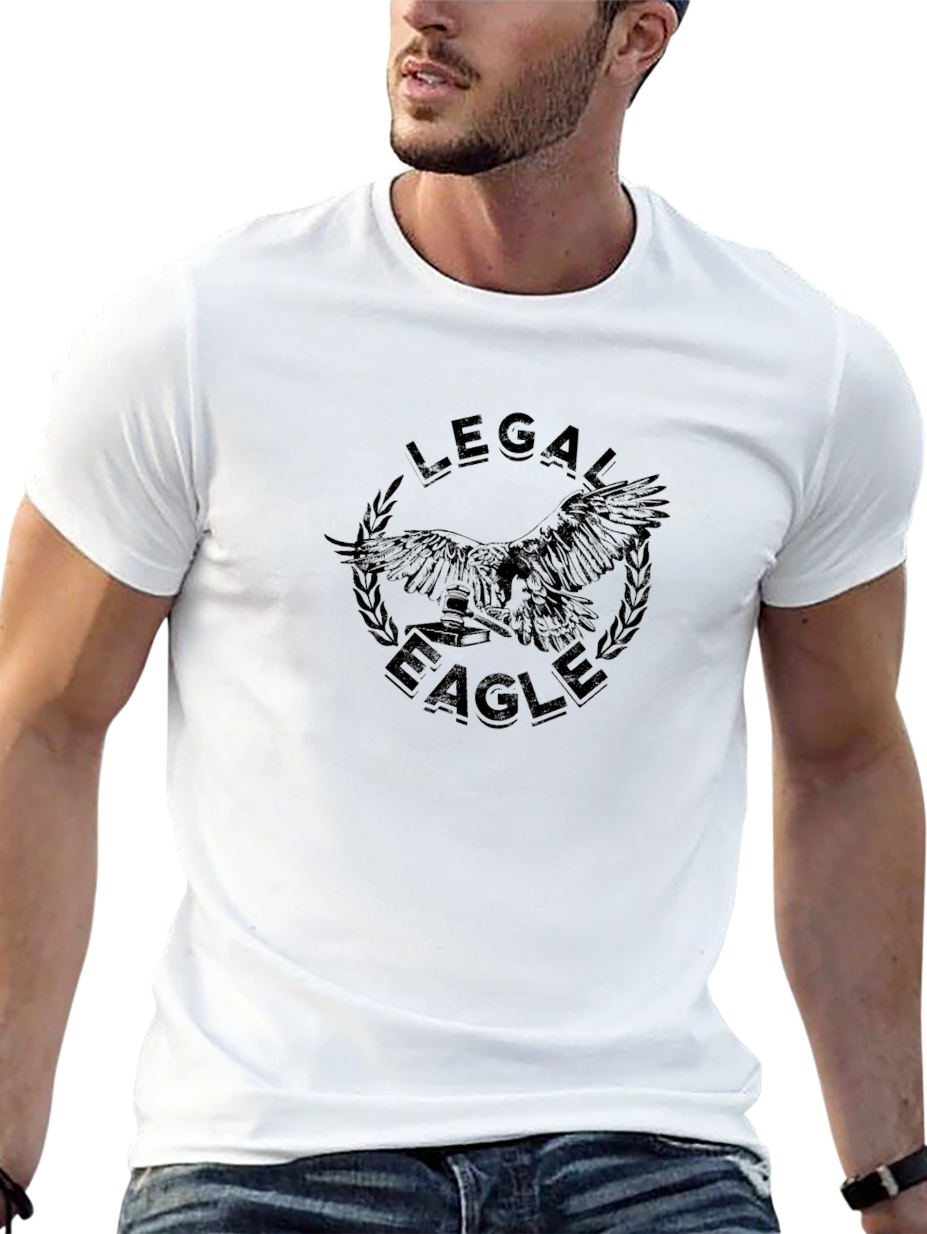 Legal Eagle Black T-Shirt - Lawyer Gift