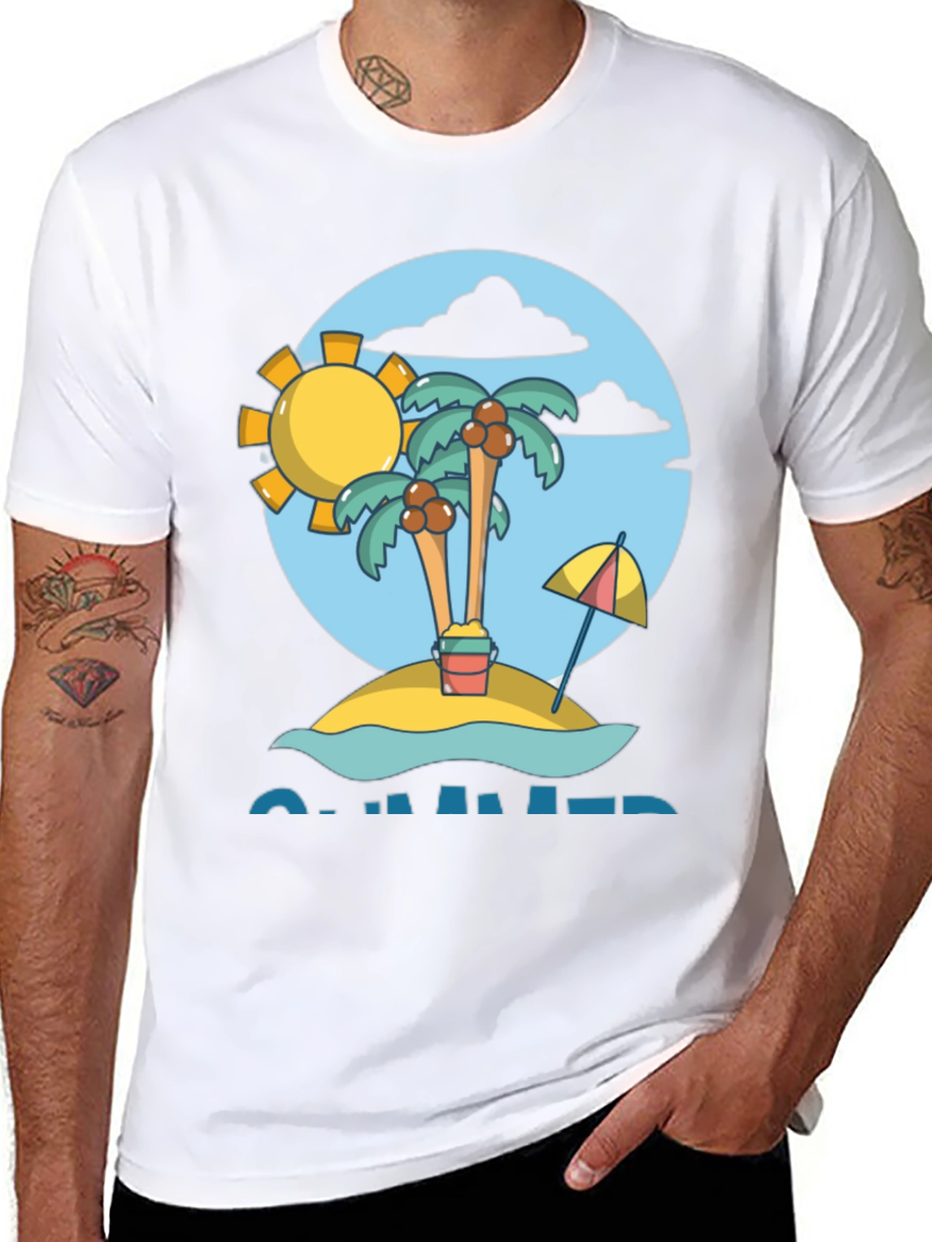 Summer Island Graphic T-Shirt
